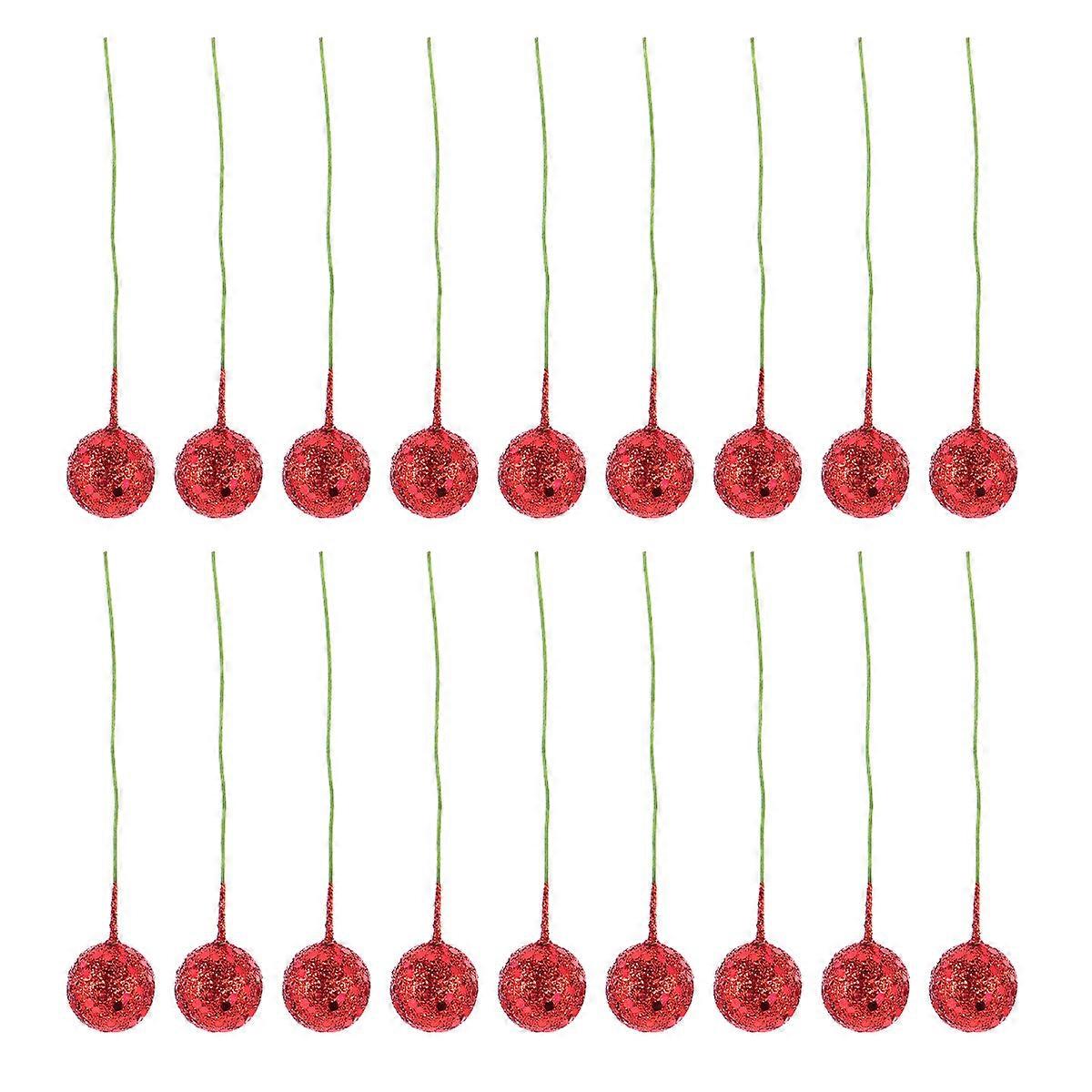 Christmas DIY Decoration Berry Props in Red Color with 150 Pieces