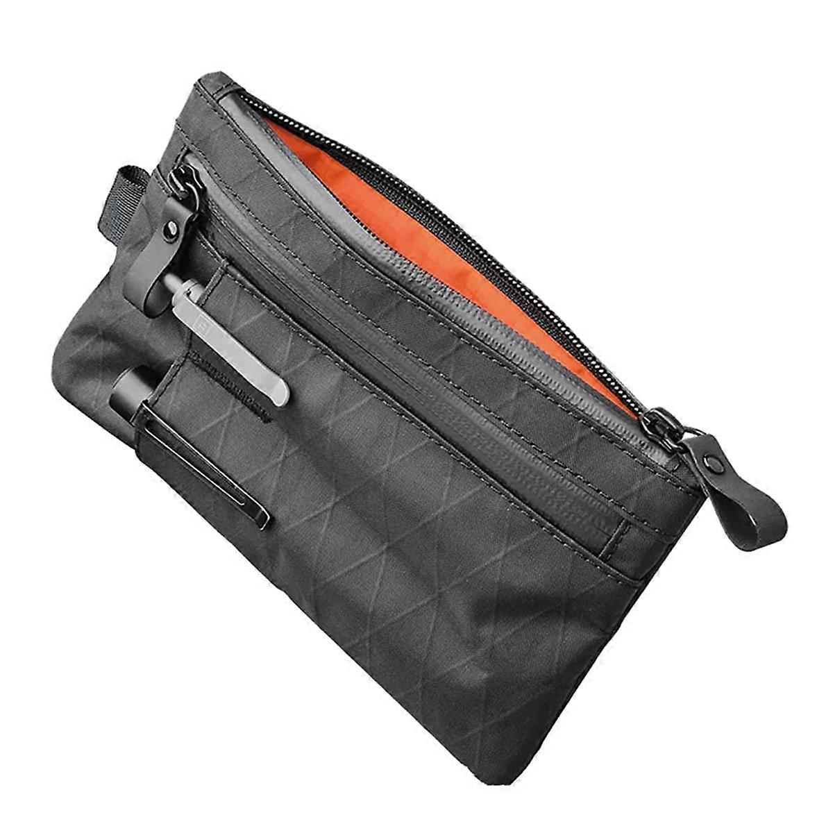 Waterproof Men'S Clutch Bag Large Capacity Wrist Portable Multi-Function Tool Storage Bagg
