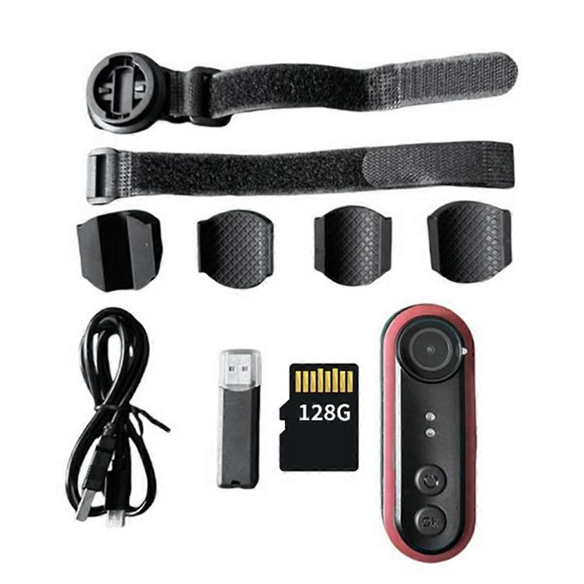 Bike Tail Light with Recorder Camera 1080P 150Viewing Phone Interconnection Water Proof Rear View Camera with 128G Card
