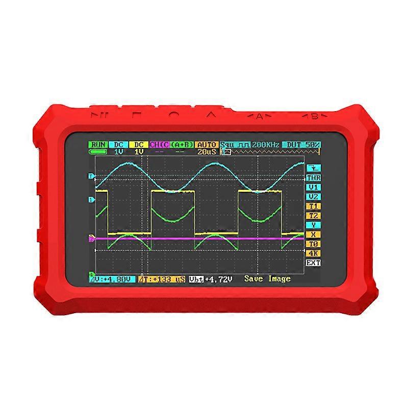 Rubber Case For Ds213 Dso213 Ds203 Dso230 Oscilloscope（Red）