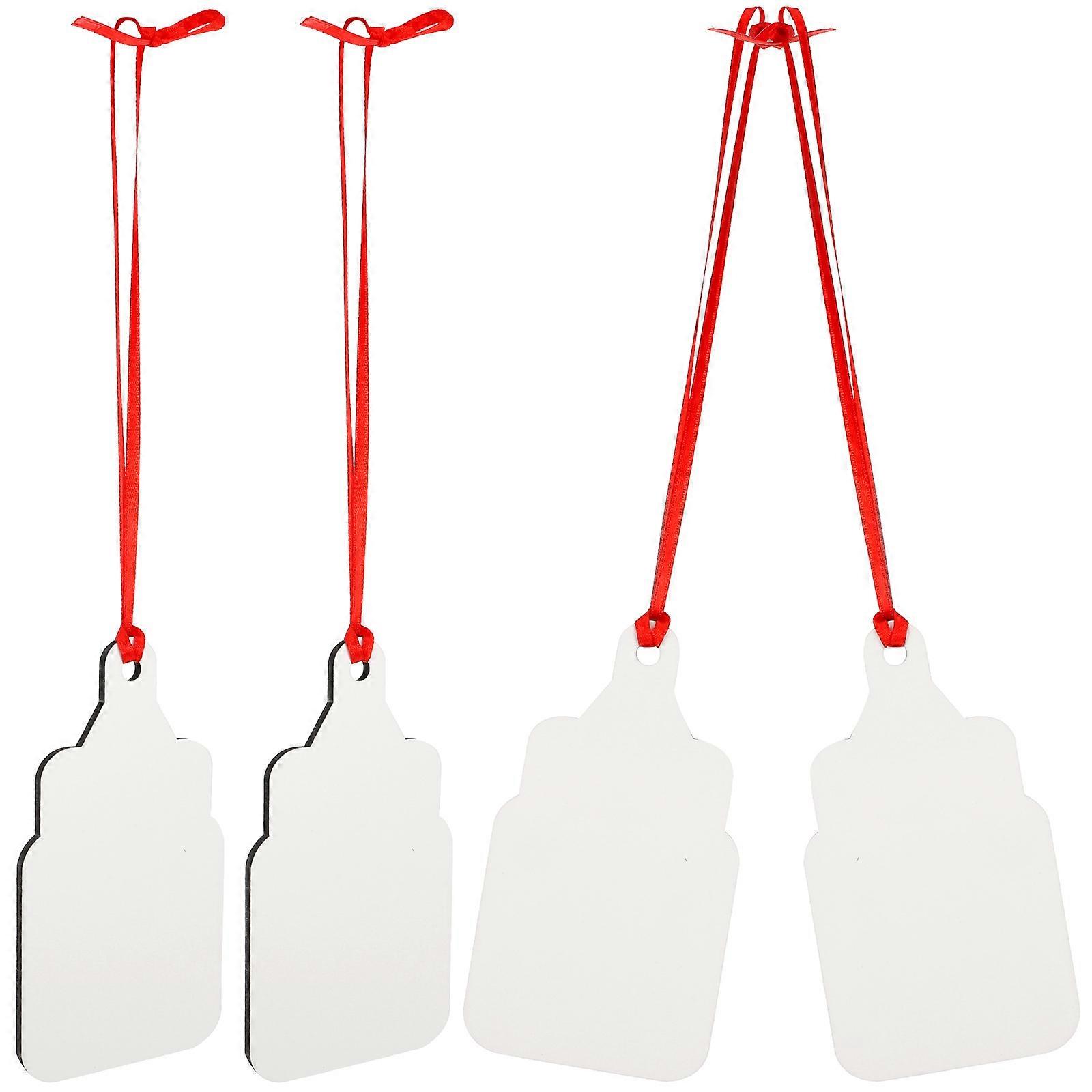 Heat Transfer Pendant Sublimation Ornaments for Decor 12Pcs Xmas Tree