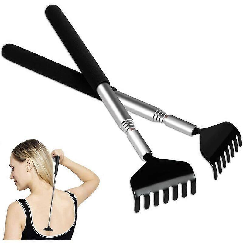 Piece Back Scratcher Range 68cm, Premium Stainless Steel Telescopic Back Scratchers for Head and Back