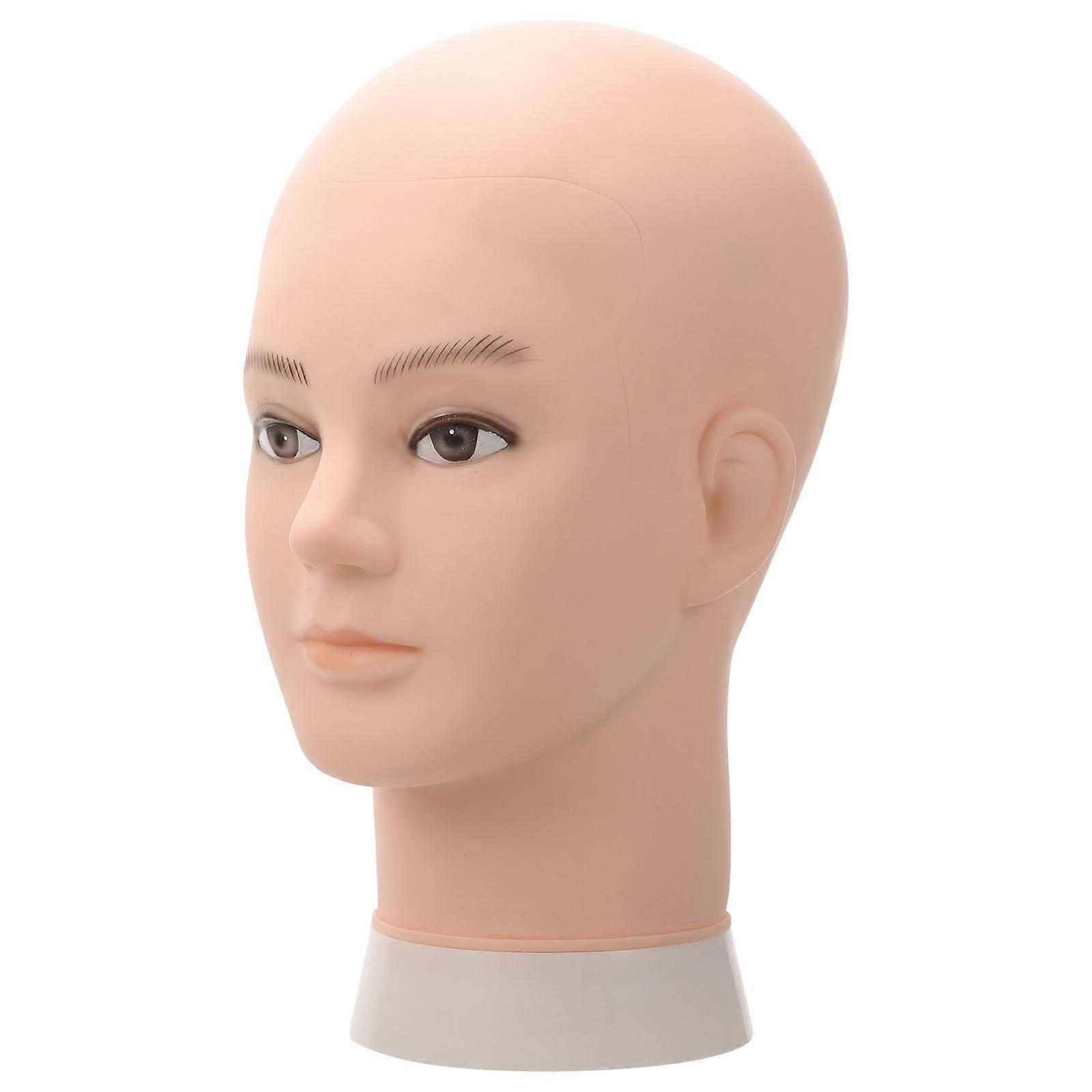 Wig Head Display Stand for Storage Use 2Pcs Mannequin Head with PVC
