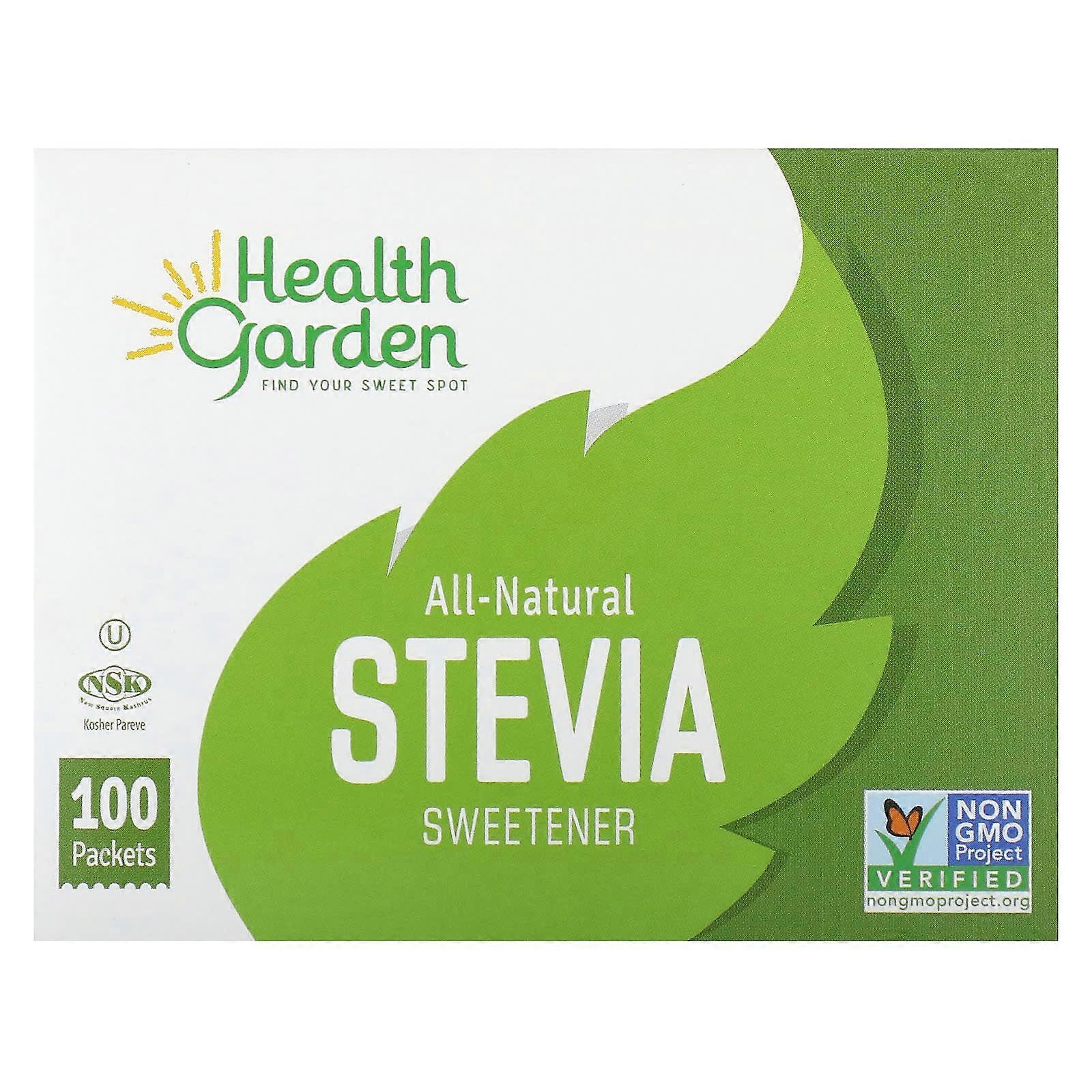 All-Natural Stevia Sweetener, 100 Packets, 1 g Each