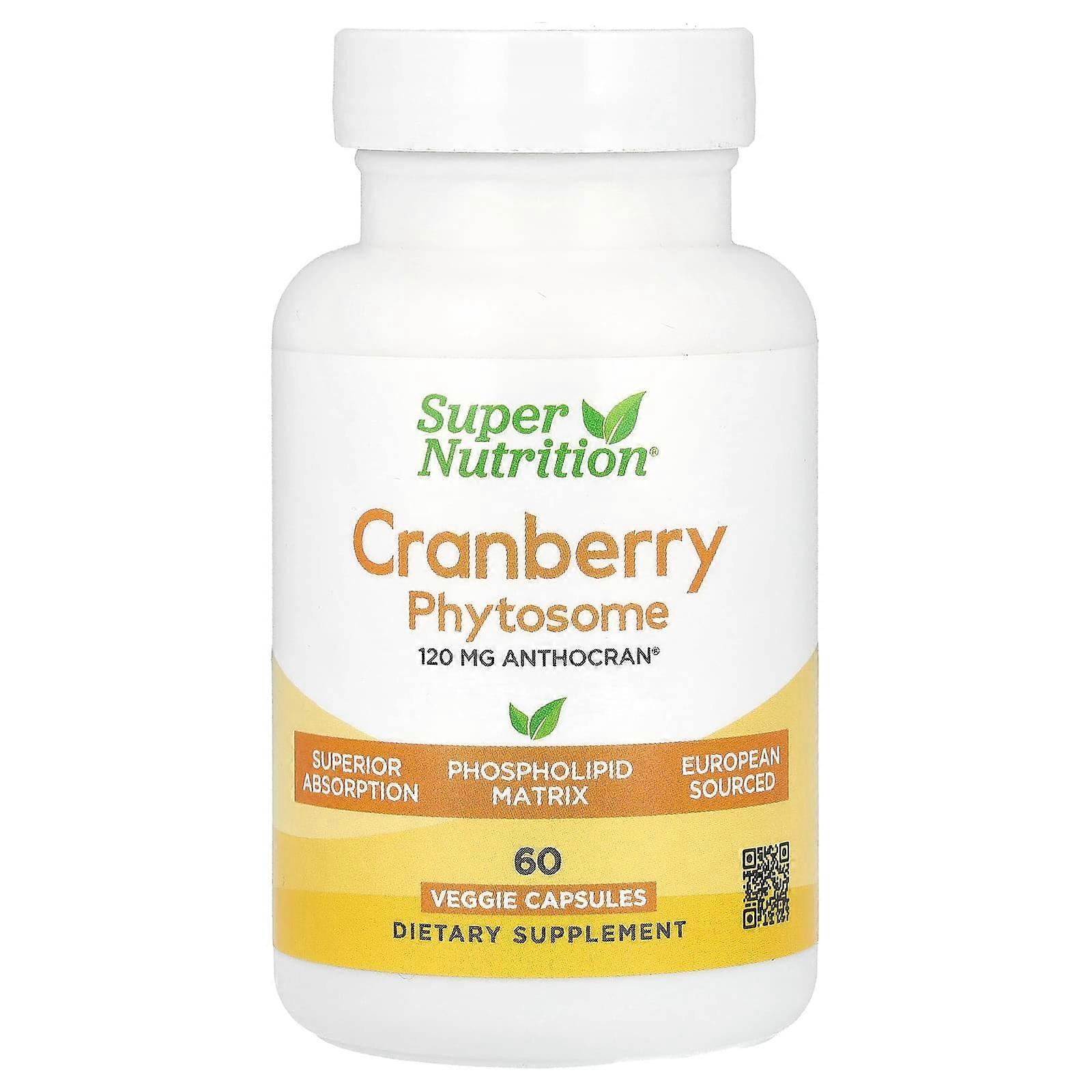 Cranberry Phytosome AnthocranÃÂÃÂ¬ÃÂÃÂ, 120 mg, 60 Veggie Capsules