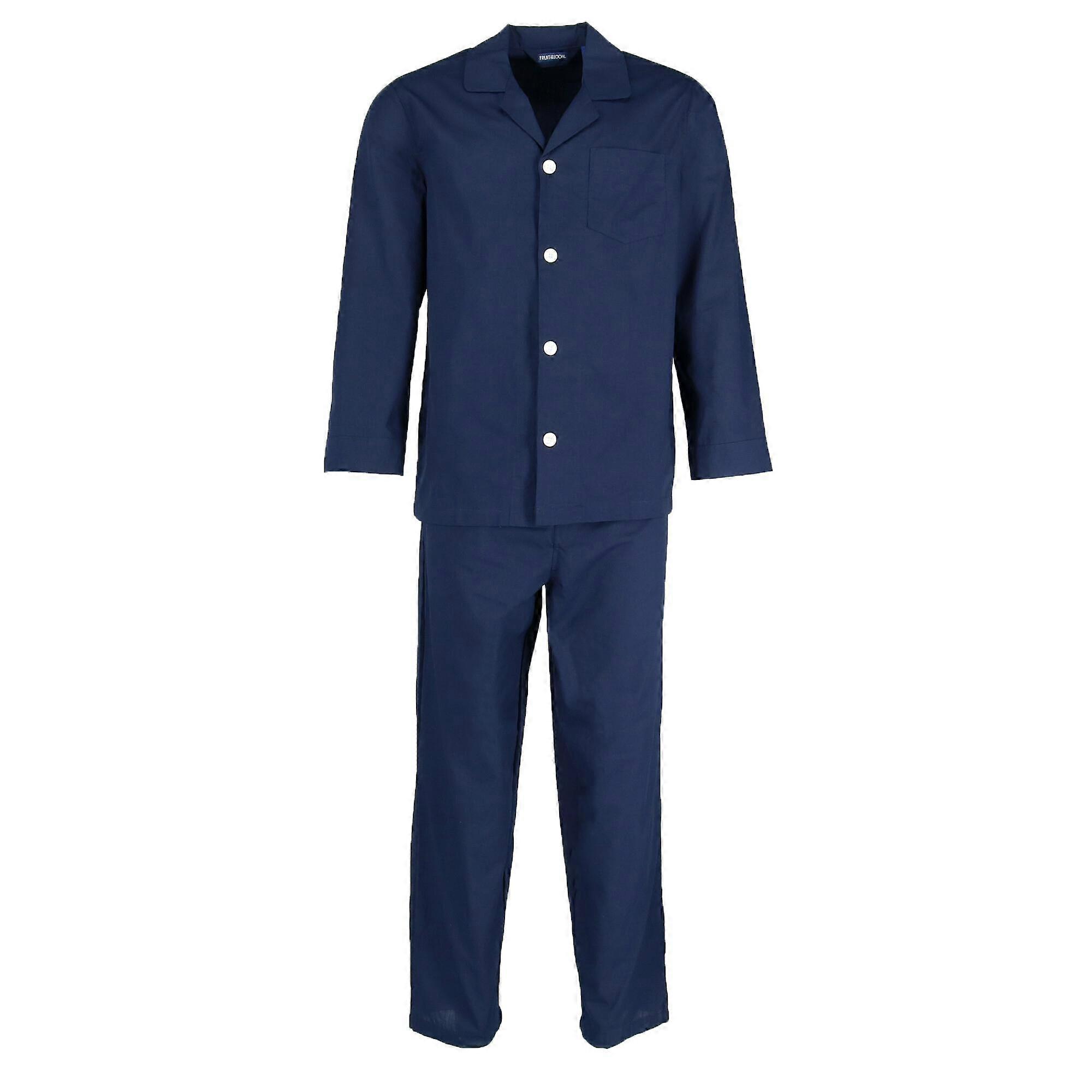 Fruit of the Loom Pyjama Set met lange mouwen (mannen groot en lang)