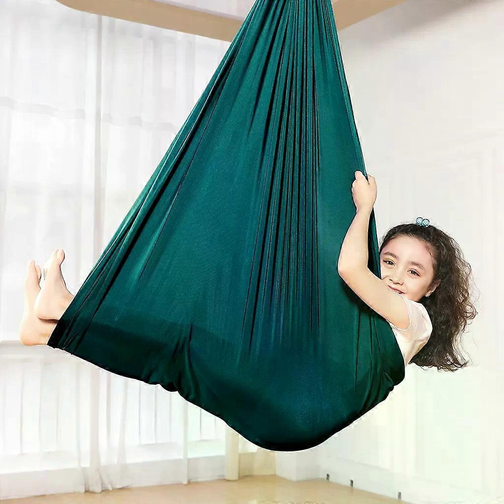 Κούνια θεραπείας 150x280 cm από νάιλον για παιδιά με αυτισμό, SPD, ADHD – ανθεκτική στο σκίσιμο, χωρητικότητα φορτίου 200 kg, περιστρεφόμενη 360 μοίρες