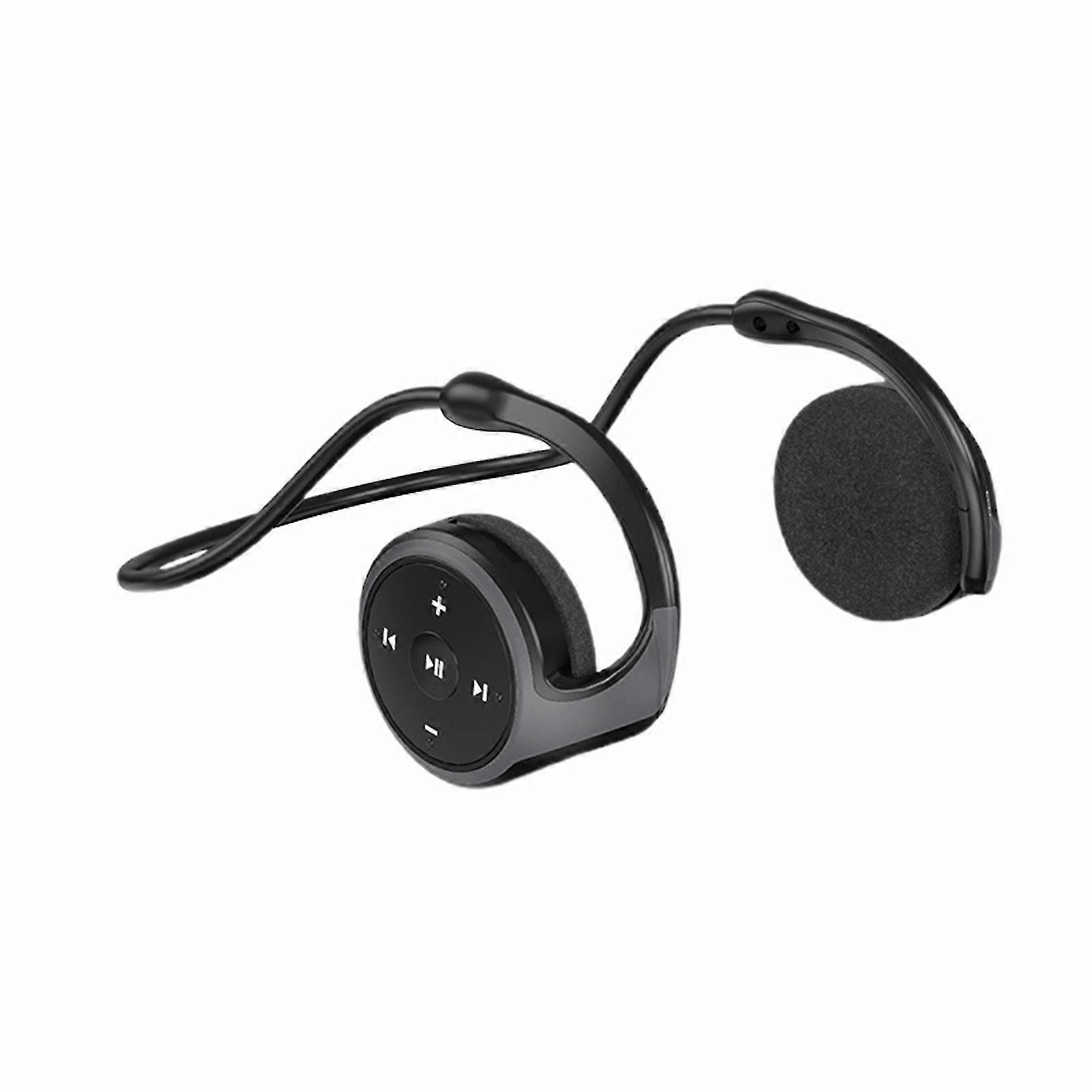 25-26 Hiborth 3 in 1 Bluetooth-compatible 5.0 Neck-Mounted Headset MP3 Player FM Radio TF Card Support