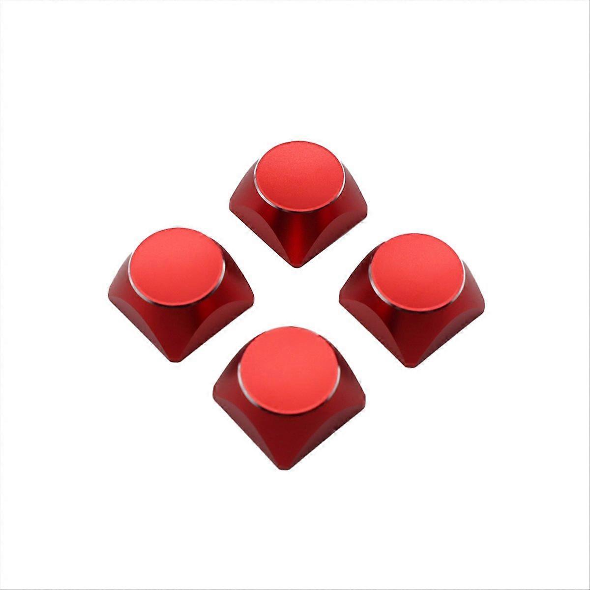 4Pcs Aluminum Alloy Metal Keyboard Cap Color Mechanical Keyboard A