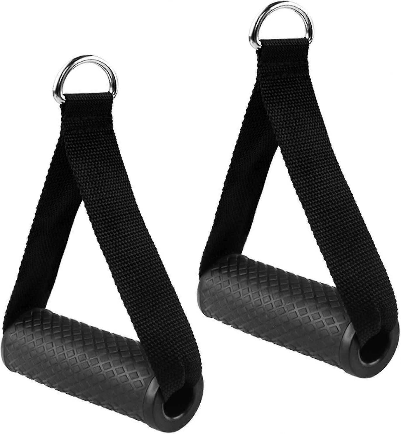 Upgraded Heavy Duty Workout Grip, Cable Machine Attachment Resistance Band Grip With Solid Abs Core Gr