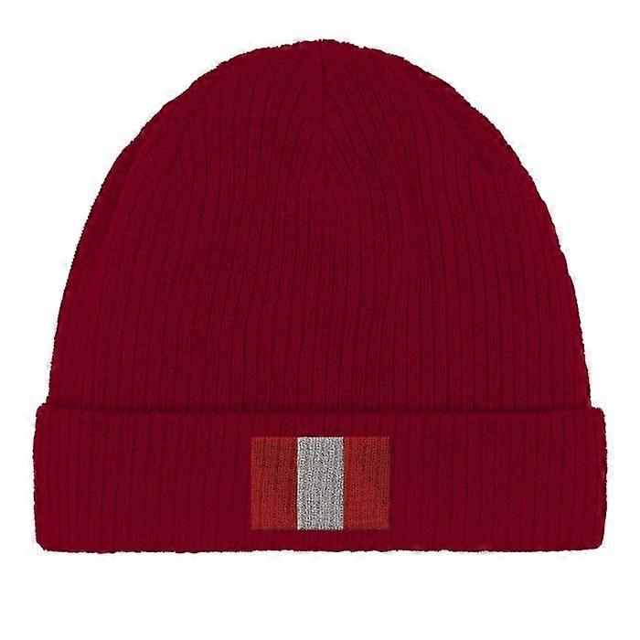 Peru Flag Bonnet in Red