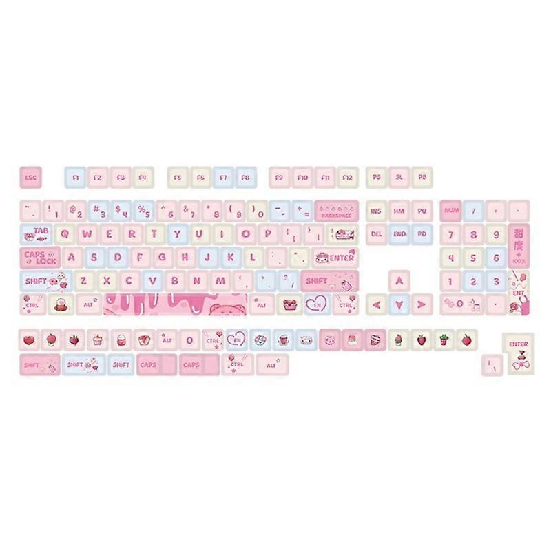 133 Keys Keycap Set Creamy XDA PBT Keycap Personalized For Mechanical Keyboard