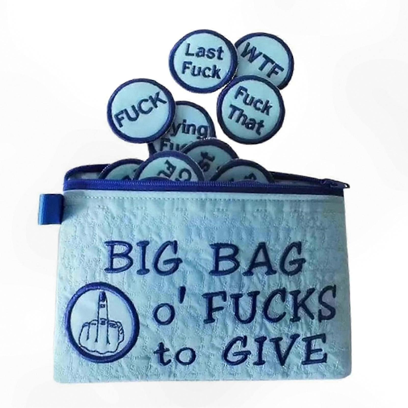 Funny Organizer Pouch with 17 Felt Markers - Perfect for Gifts and Storing Daily Items