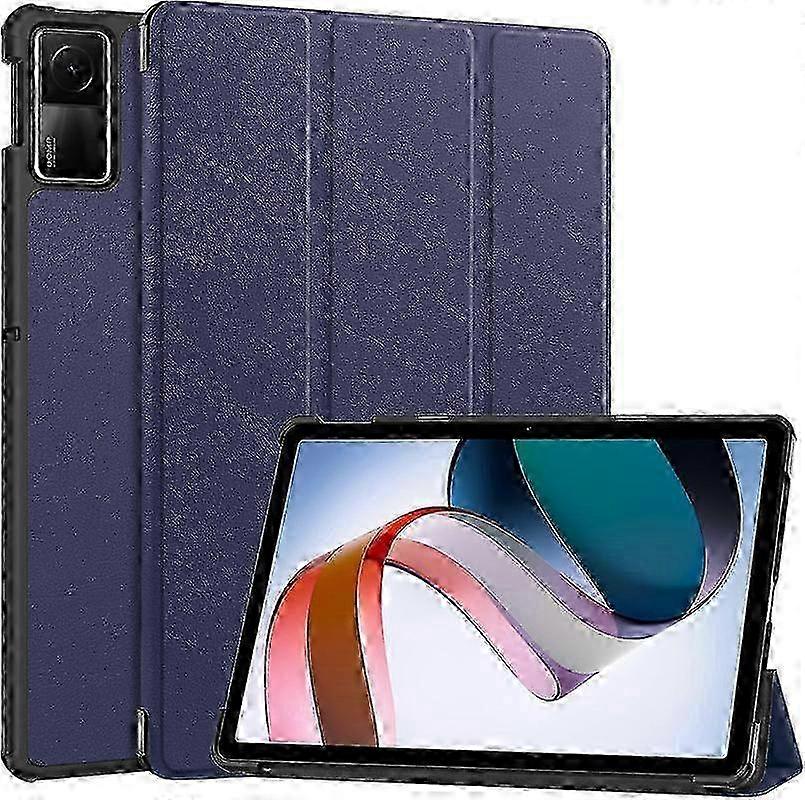 Tablet Cases for Xiaomi Redmi Pad SE 11 inch 2023 Released, Flip PU Leather Smart Auto Sleep/Wake Function, Dark Blue