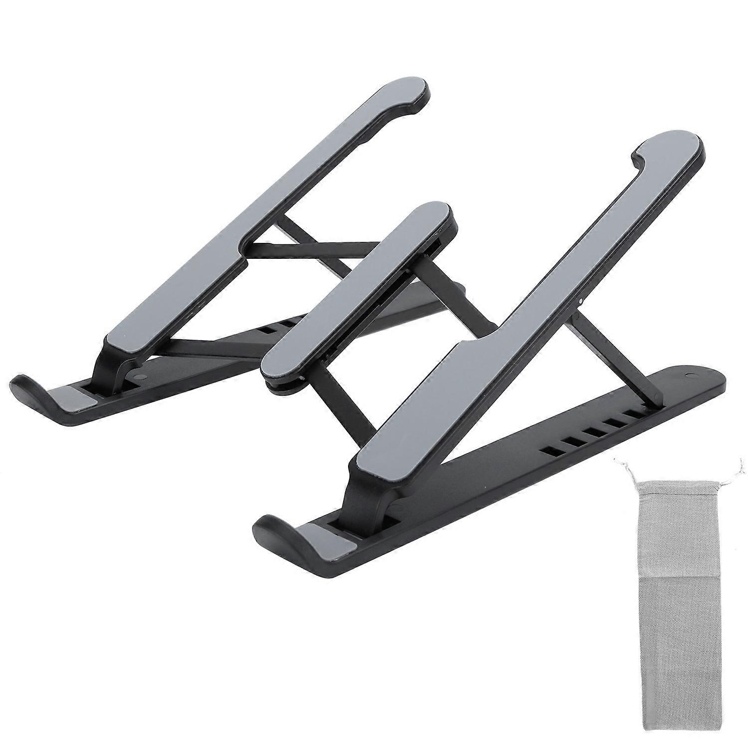 Notebook Stand MultiPosition Foldable Bracket 1117in Laptop Cooling Support Base Lift Riser(Black )
