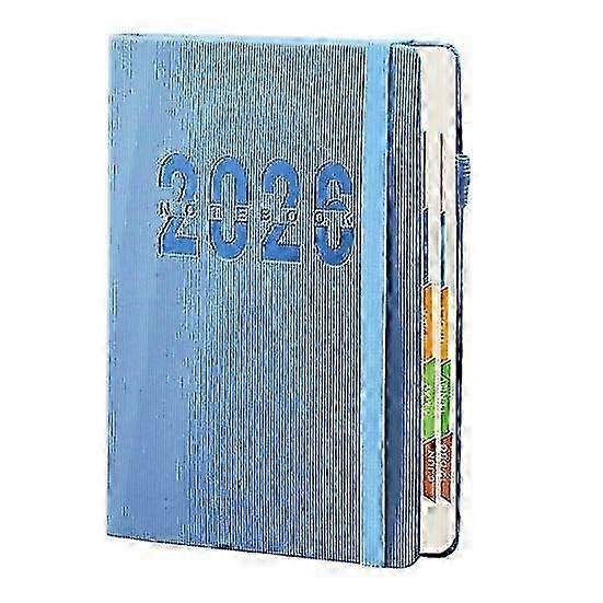 2026 Planner Monthly Weekly Daily Agenda Book 2026 To-Do List Notebook with Monthly Tabs Inner Pocket Elastic Closure TOP