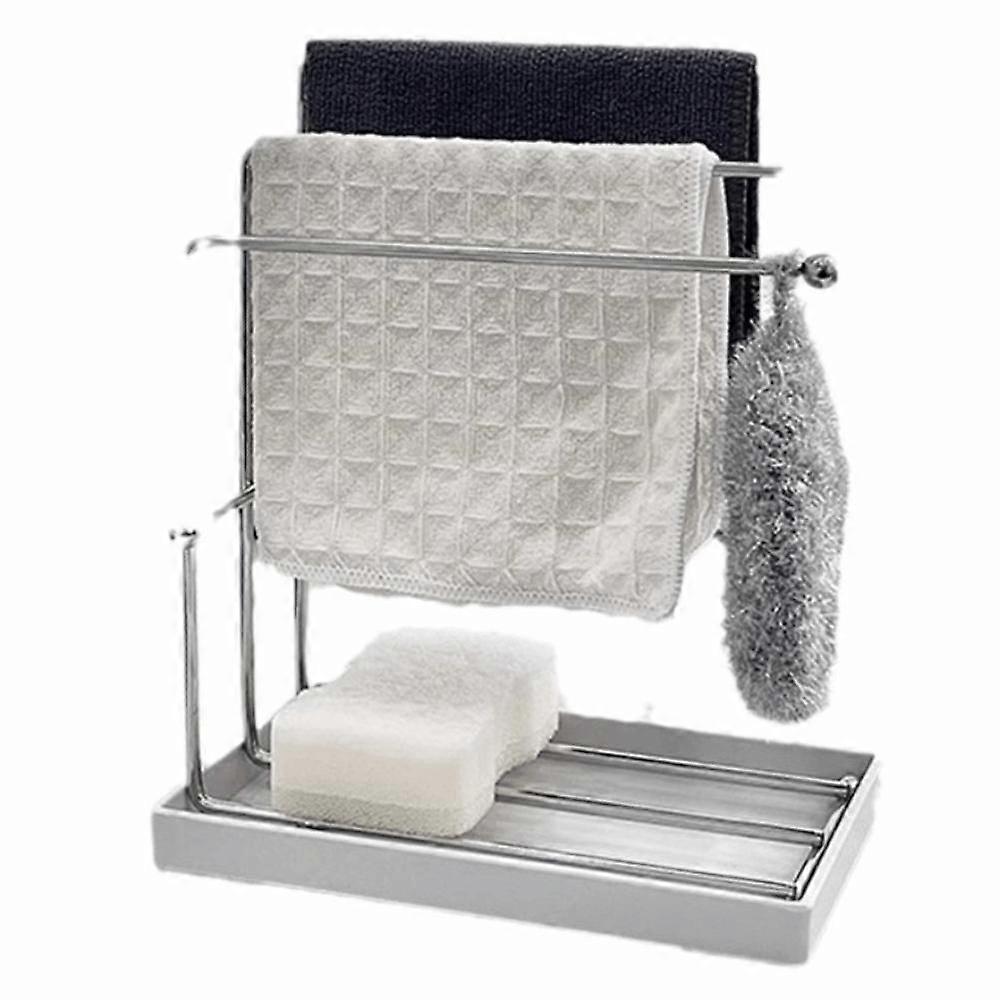 Durable Dish Rag Holder Space Saving Kitchen Drain Rack High Quality Cloth Rack  Bathroom