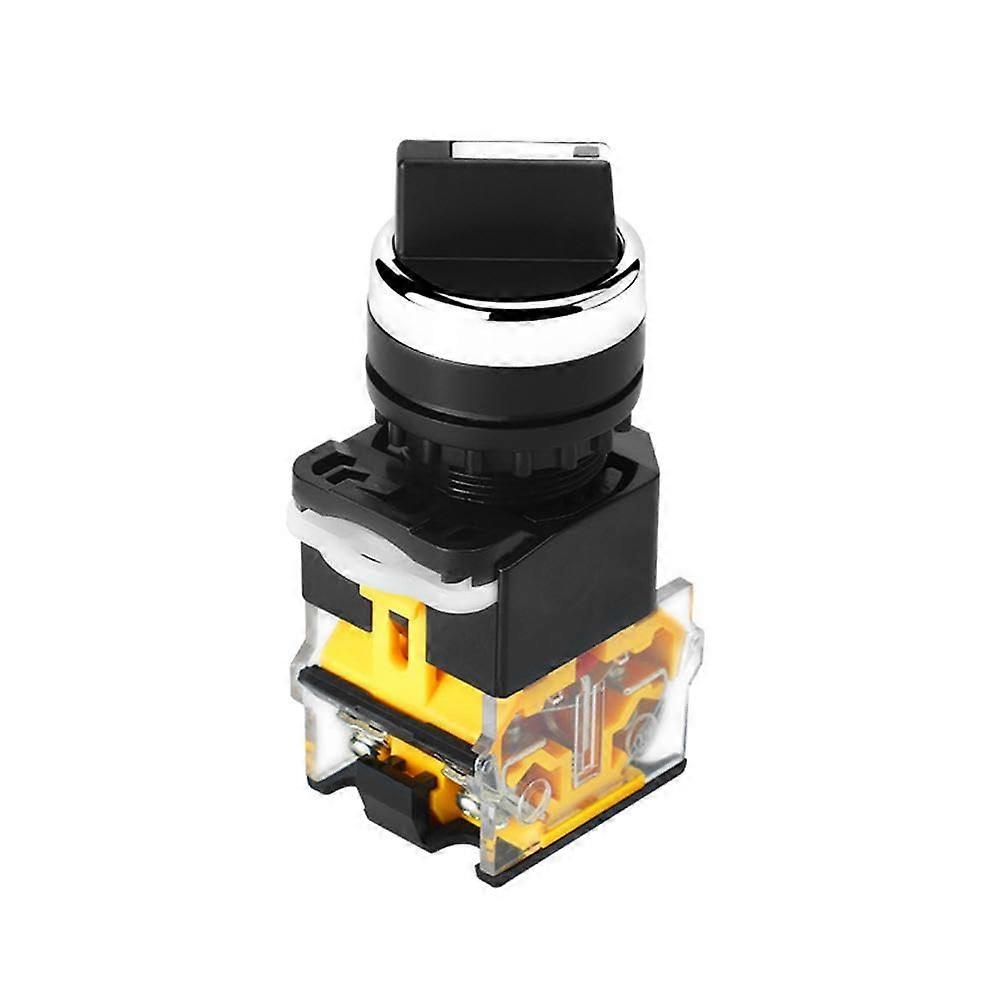 Rotary Selector Switch 3 Position Reset ON/OFF 2NO+1NC for Contactor Relay