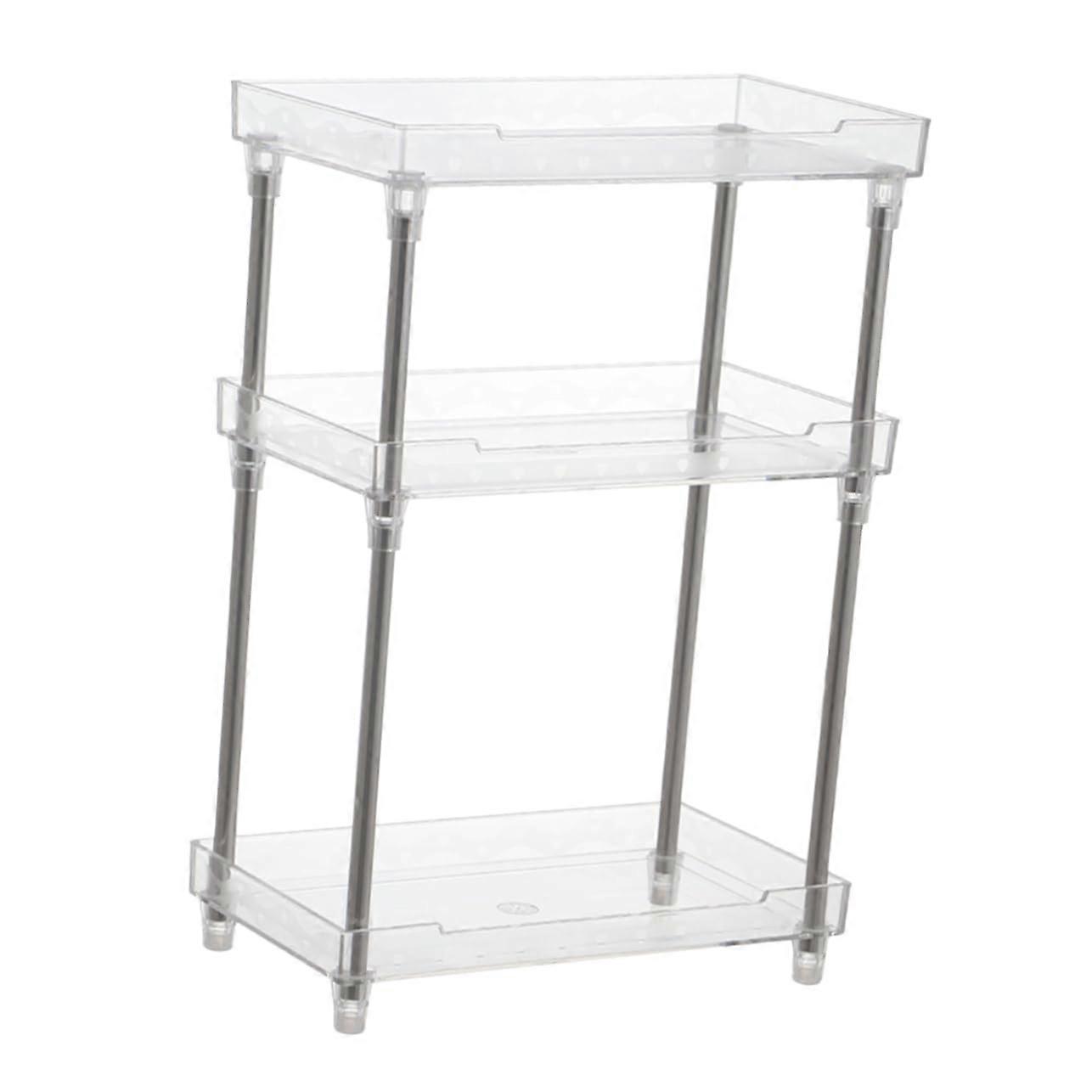 Bathroom Makeup Organizer Shelf with MultiLayer Storage for Perfume and Cosmetics