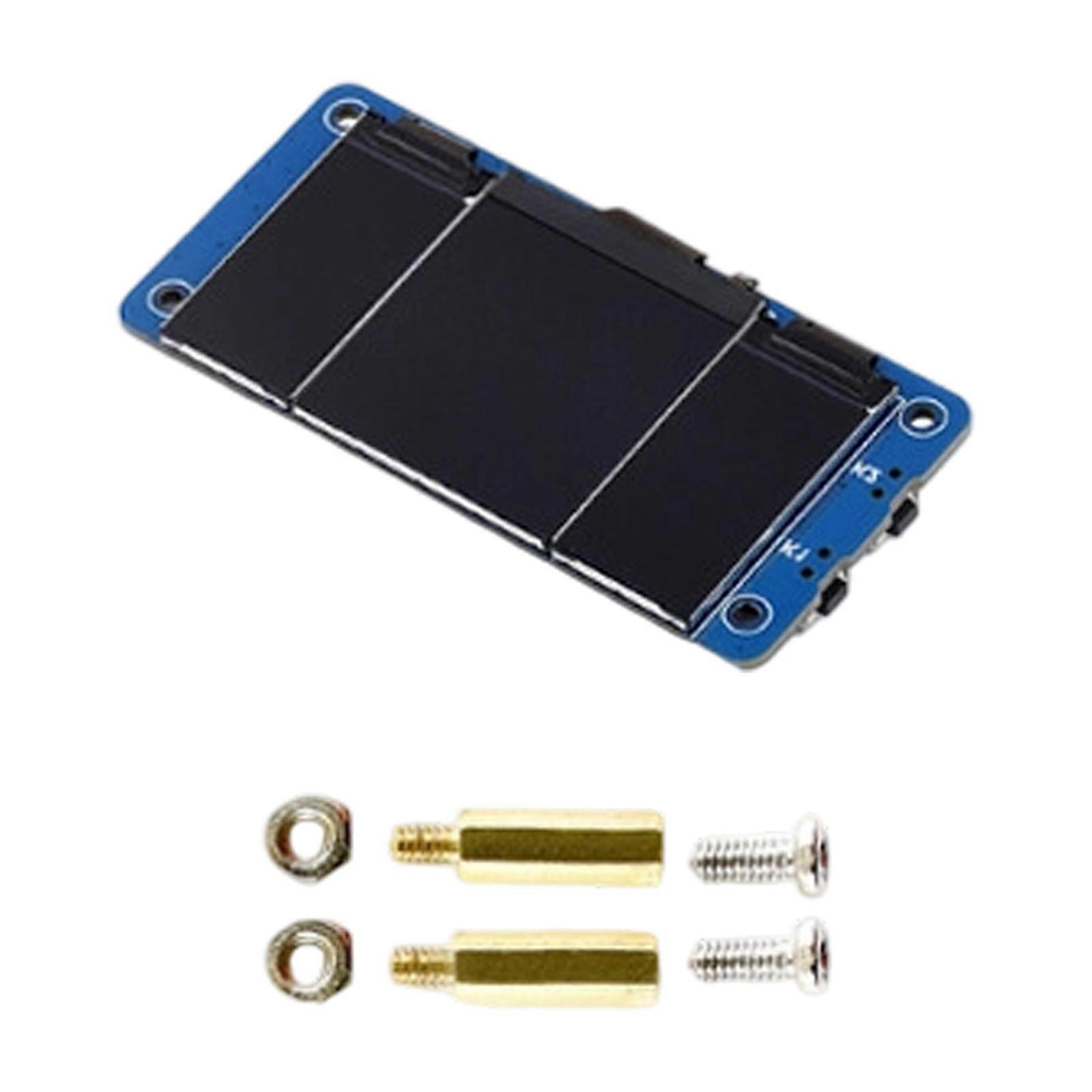 Colorful 1.3 Foot LCD Main Screen Expansion Set Highlighting Two 0.96 Foot Secondary Displays For Multiple Information Display Applications Multicolor