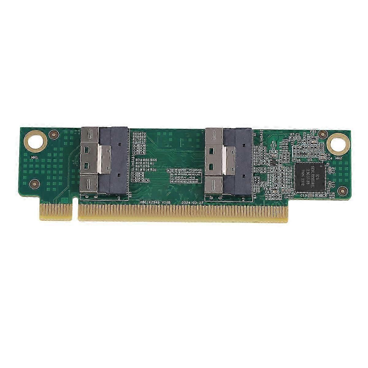 SFF-8654 to PCIe x16 Converters Supports SFF-8654 to PCIe Interfaces