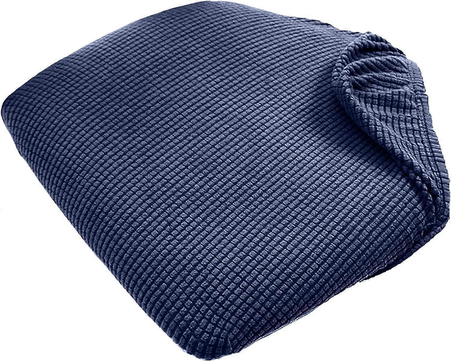 Chair Cushion Cover Comfortable Sitting DetachableChair Covers for Office Navy Blue