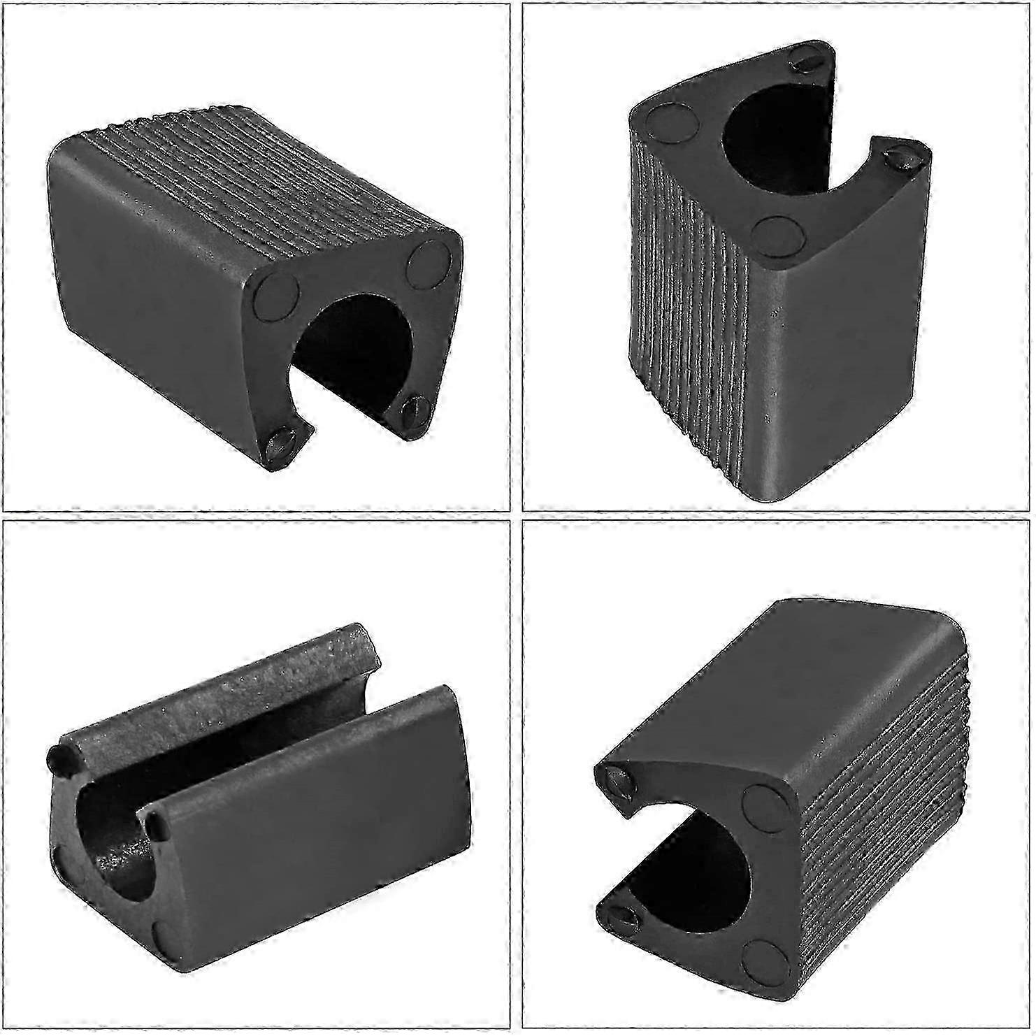 Plastic tip rectangular pad chair furniture round foot guide