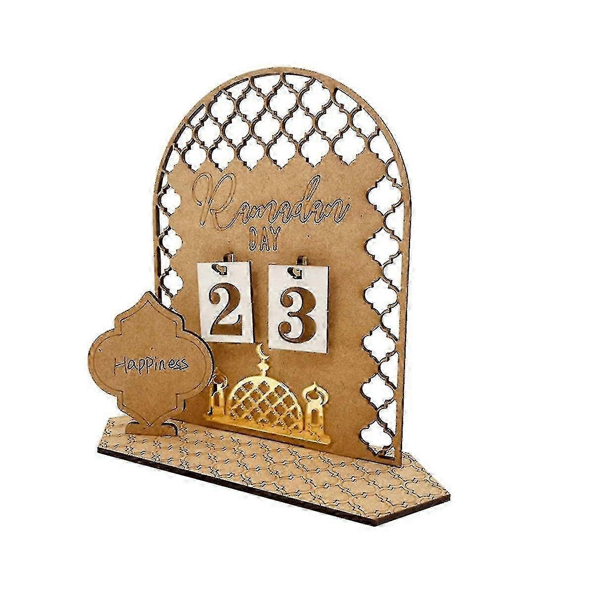 Ramadan 2023 Countdown Calendar - Personalized Eid Mubarak Home Decor