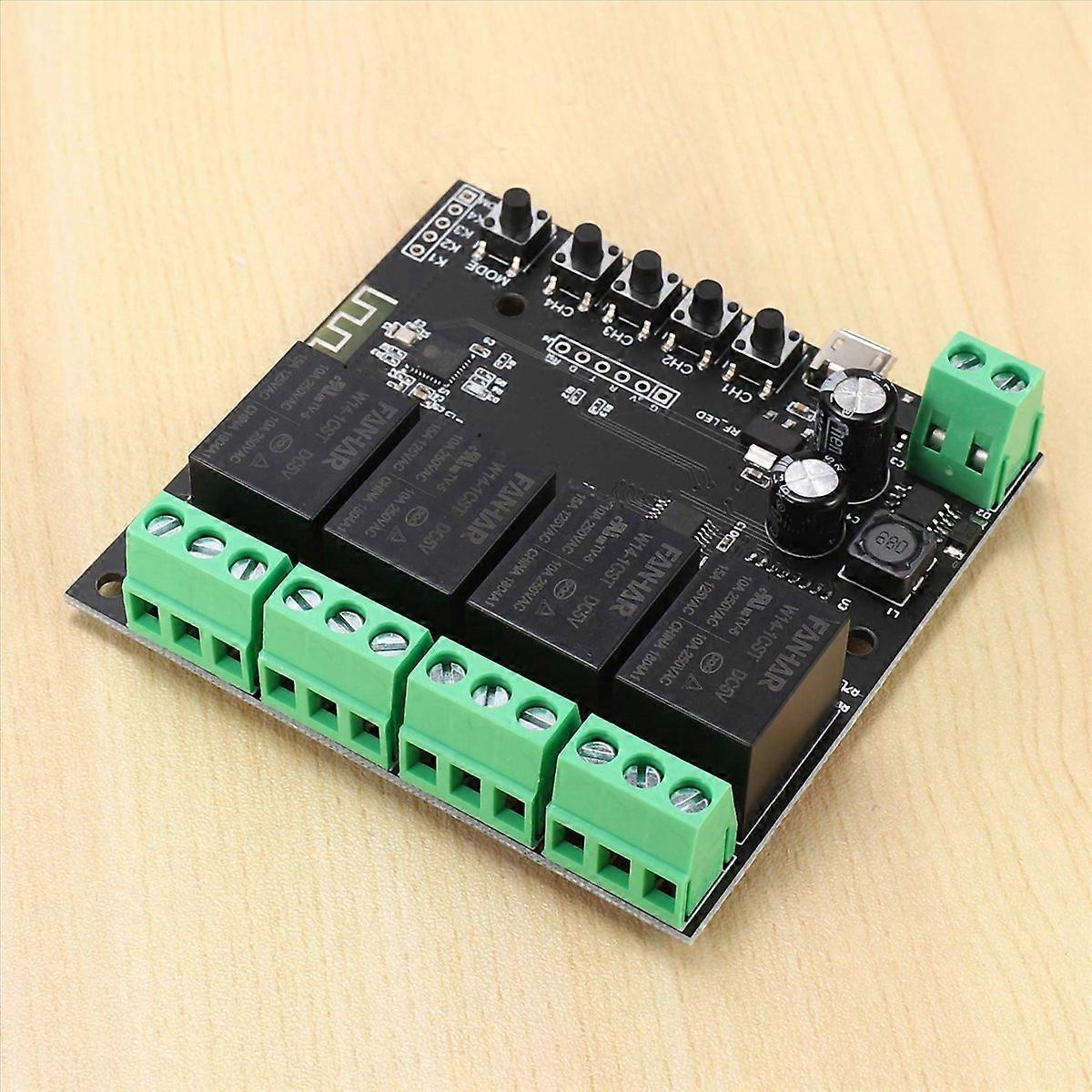 5X 4CH Tuya Switch WiFi Switch Module Wireless Relay Smart Life APP Remote Control Smart Timer for S