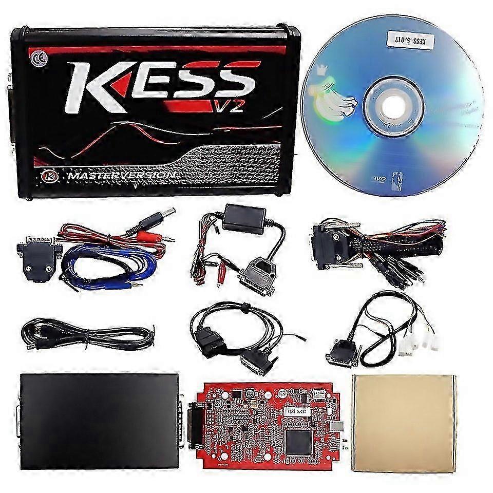 For V2 V5017 Eu Ecm Titanium Winols Kess 4 Led Online Master Version Ecu Obd 2 Car Truck Programmer