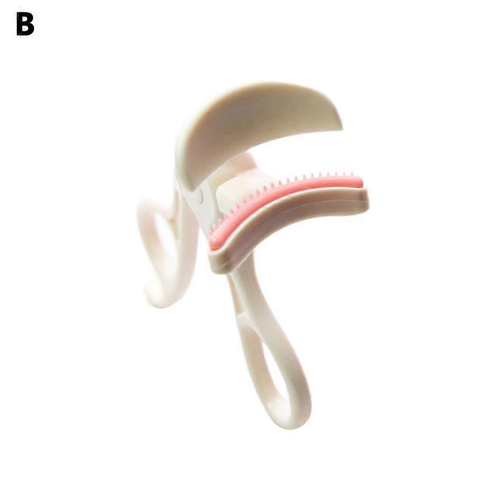 Dual-Type Eyelash Curler with Comb – Wide & Partial Clip Options, Waterproof, Long-Lasting, Natural Curl, Unisex Certified