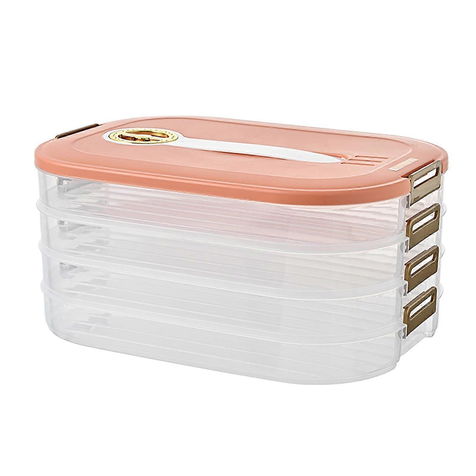 Giyblacko Food Storage Containers Food Storage Containers Household Dumpling Storage Box Multi Layer Food Grade Quick Freezing Box