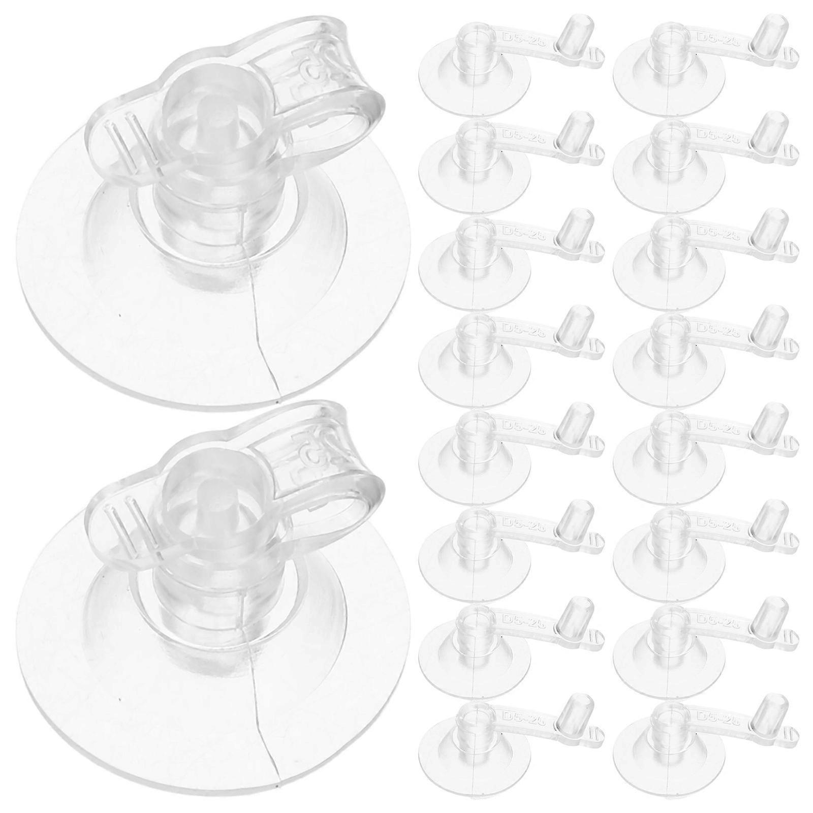 50Pcs Plastic Nozzle for Pump Air Inflator Adaptor with Replacement Nozzles