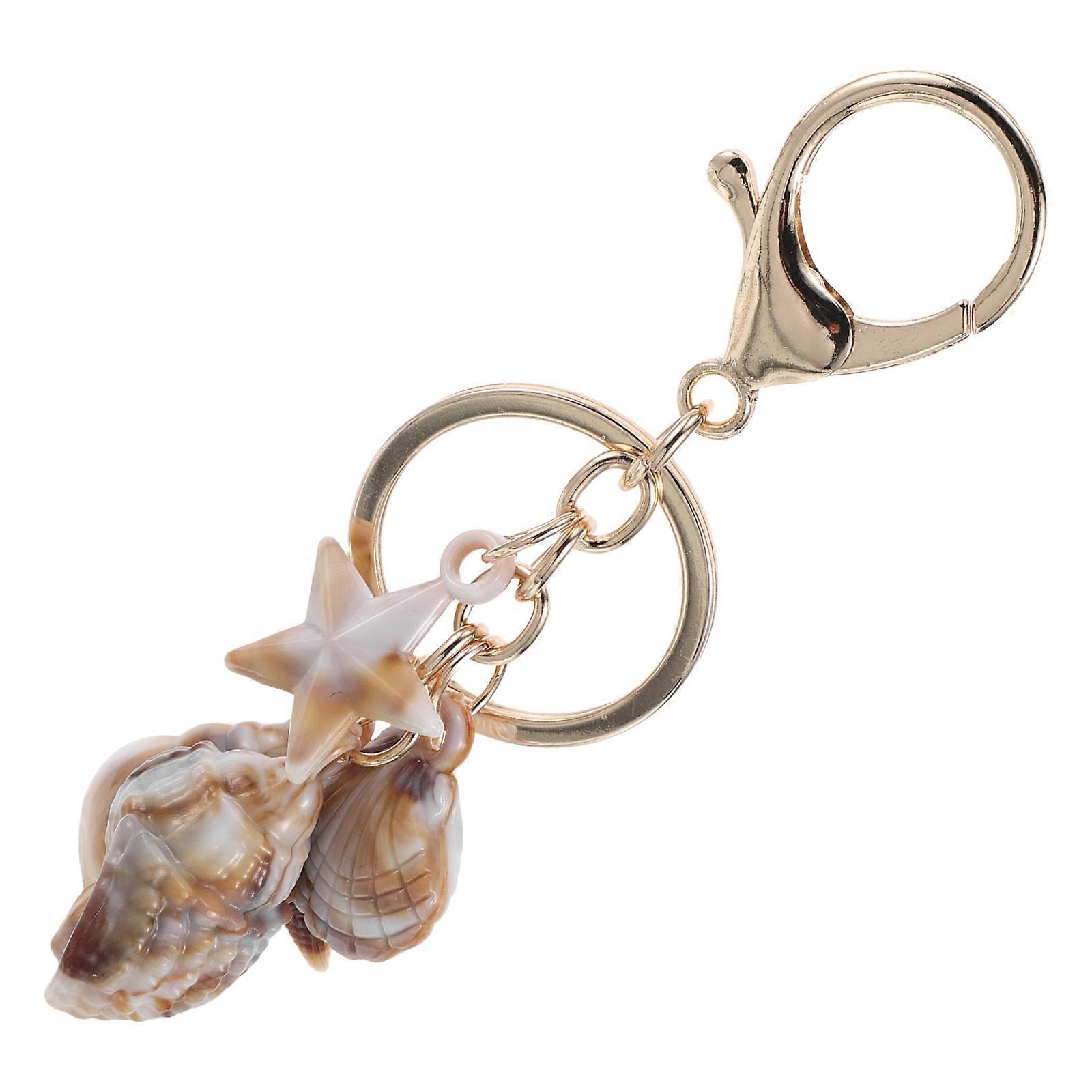 Beach Theme Occasions Ocean Themed Keychain Acrylic Material Durable Versatile Use 1Pcs