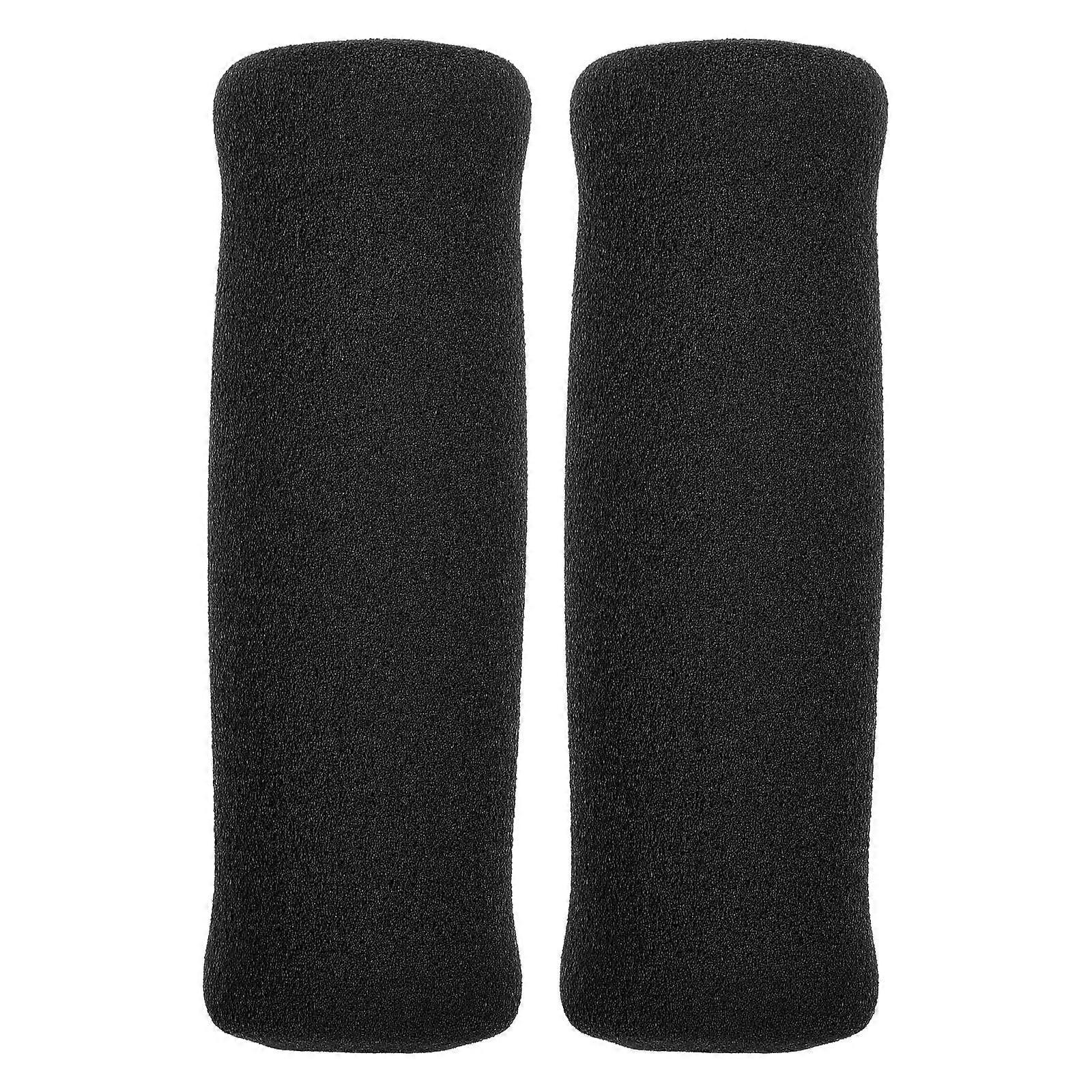 Walking Cane Handle Grips for Comfortable Use 2Pcs Black Sponge Replacement Handles