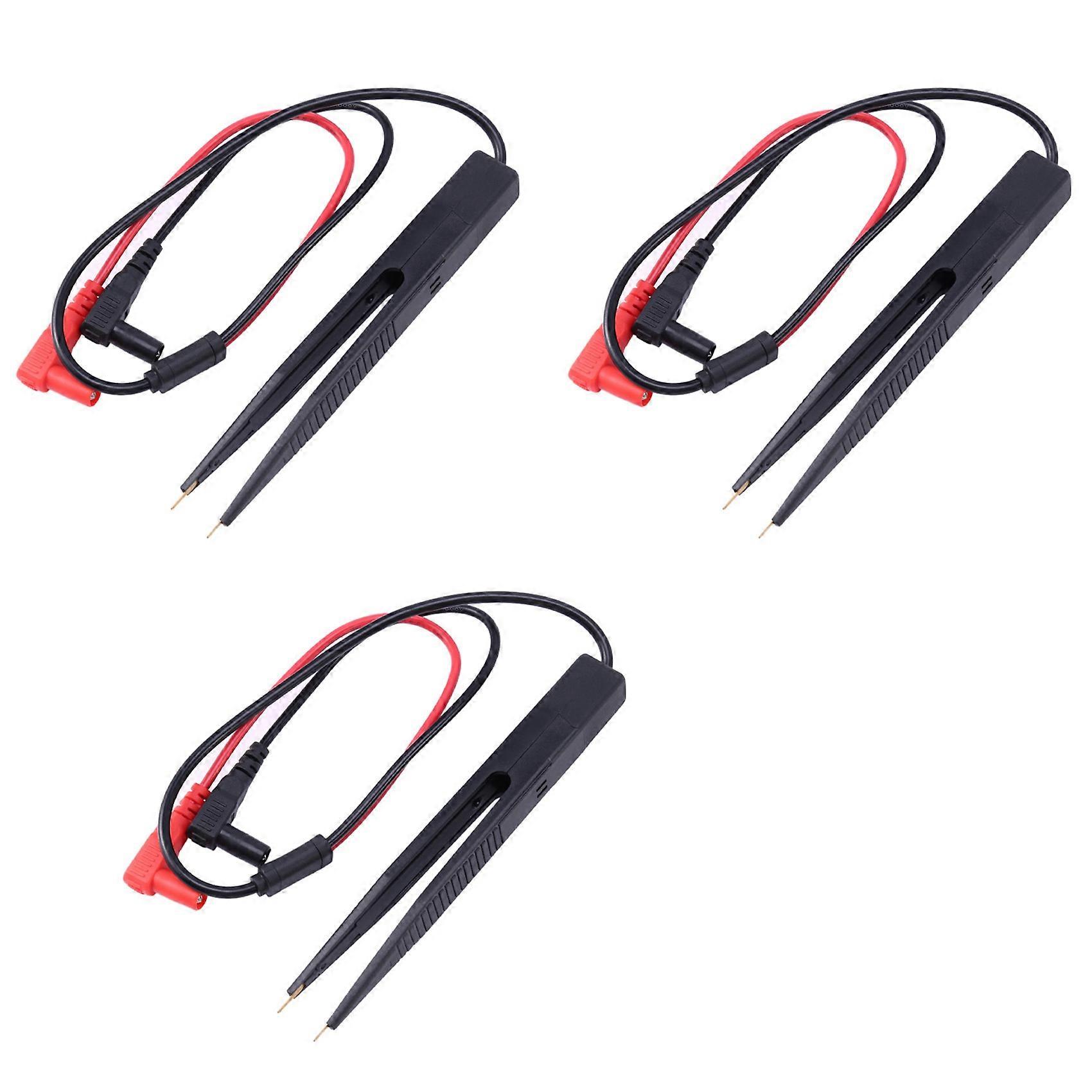 3X ANENG SMD Chip Component LCR Testing Tool Multimeter Tester Meter Pen Probe Lead Tweezers for FLUKE for Vichy