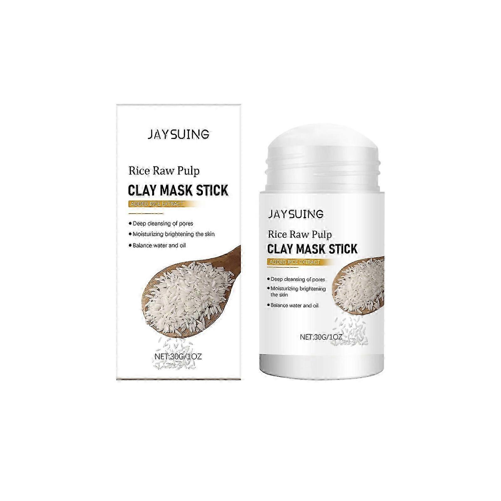 Rice Clean Mud Mask Stick - Deep Cleansing, Hydrating Facial Care for Clear Skin