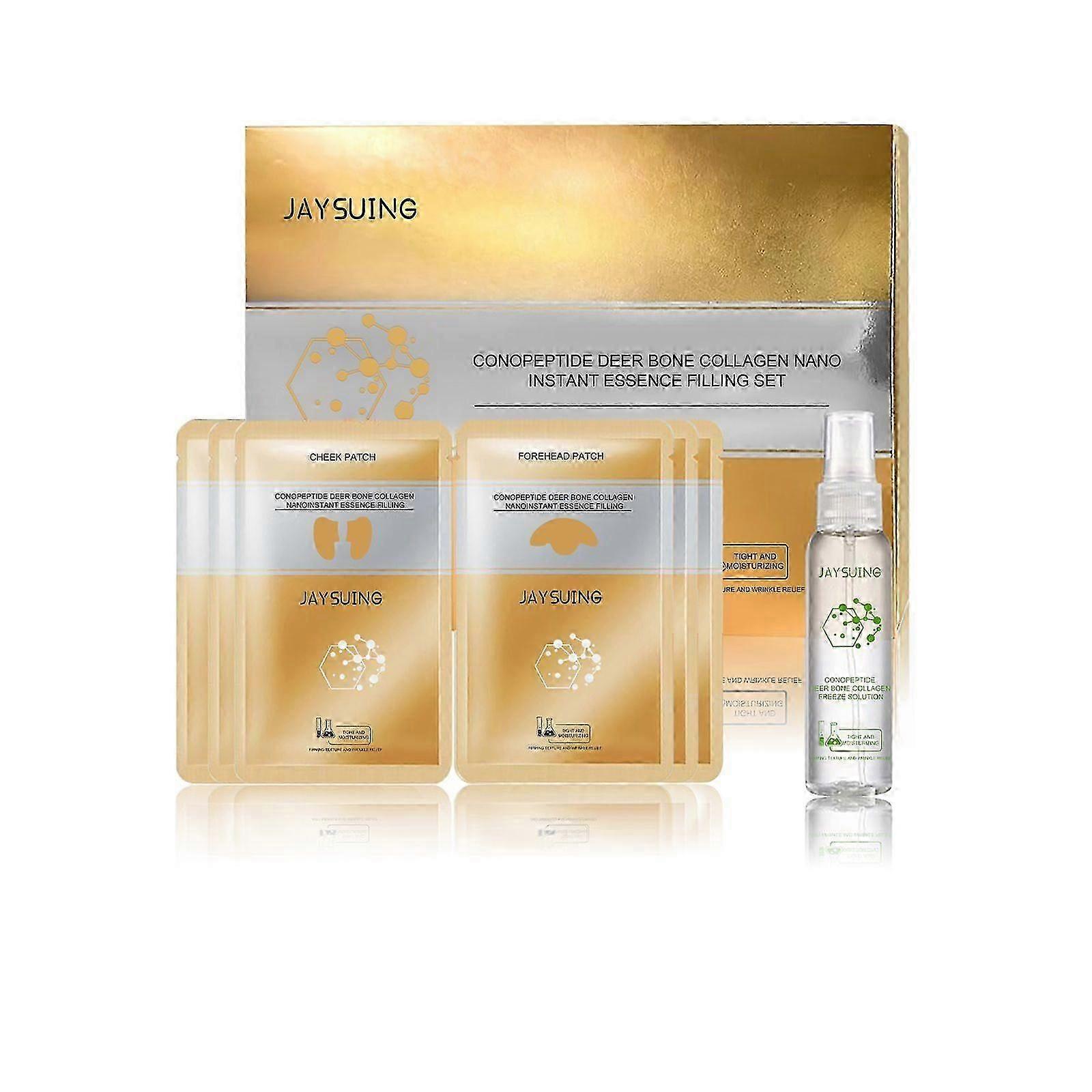 Snail Peptide  Deer Bone Collagen Serum Set  AntiAging, Deep Moisturizing, Fine Line  Wrinkle Reduction, Skin Rejuvenation  Elasticity Boost for Y