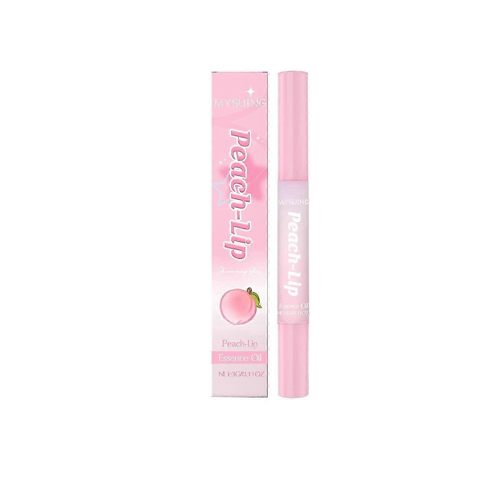 Peach Lip Oil  Hydrating  Nourishing Lip Care with Grape Seed Oil, Squalane  Peach Extract for Soft, Shiny, Fuller Lips  LongLasting Moisture  D