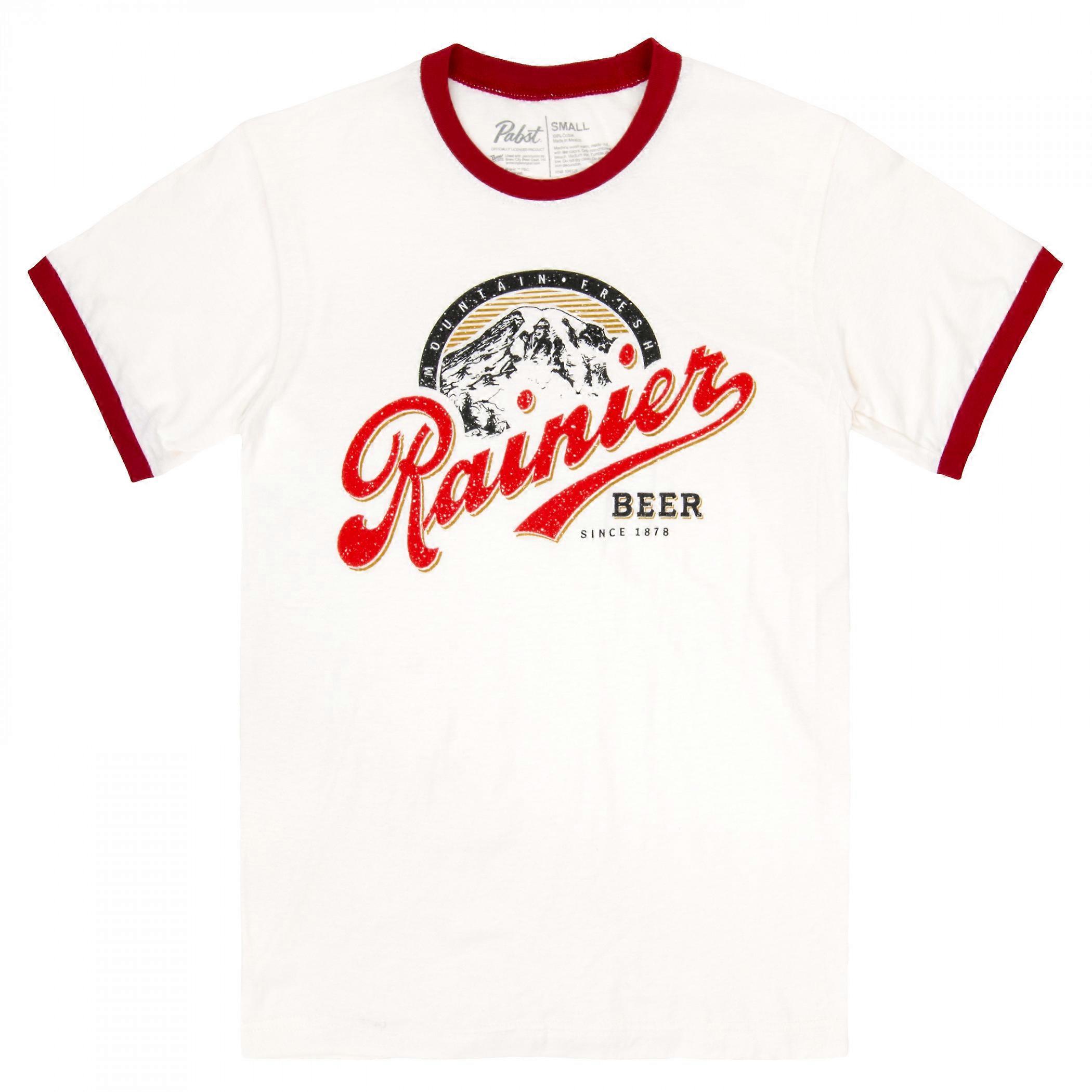 Rainier Beer Mountain Fresh Ringer T-Shirt