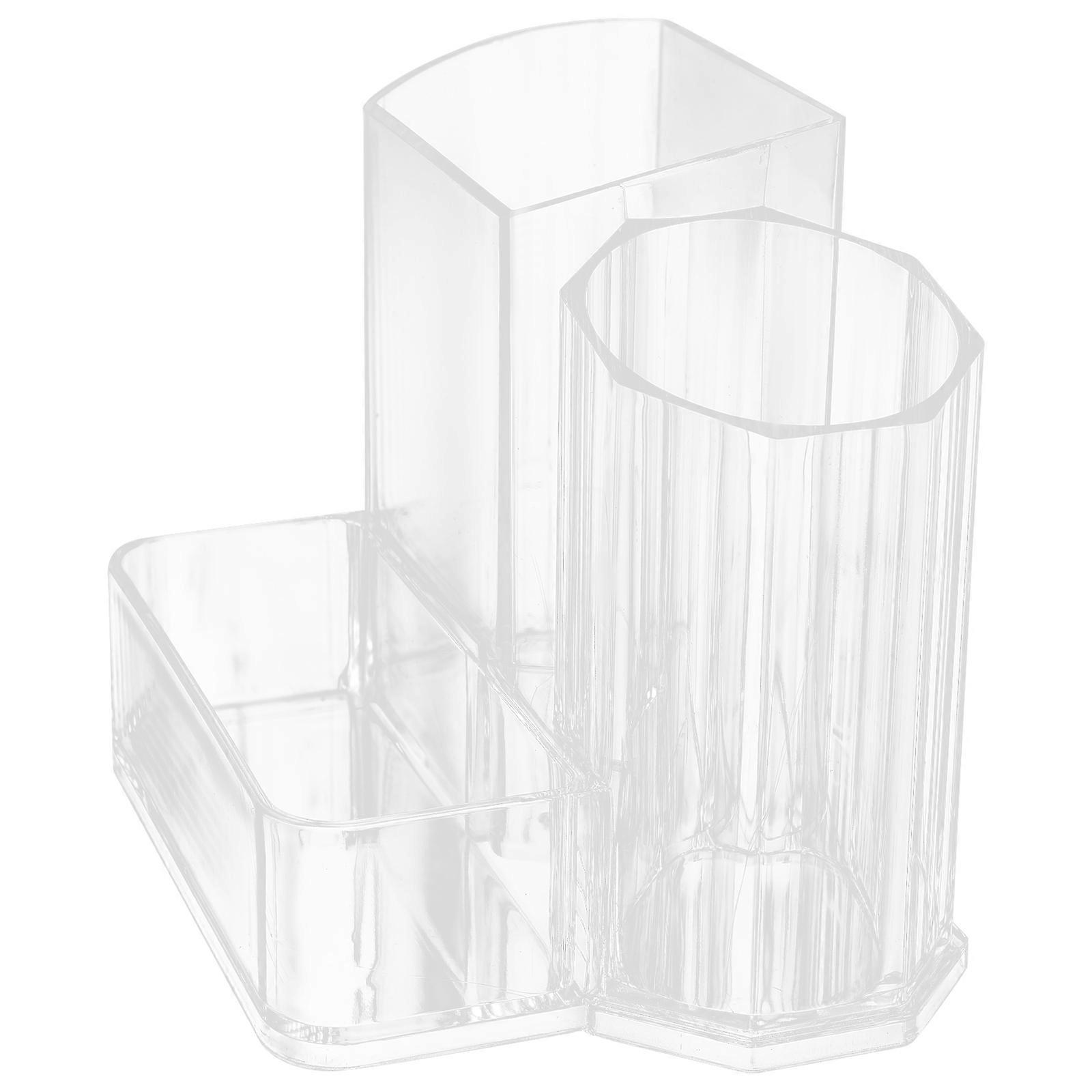 Nail Tool Organizer Acrylic Storage Box for Manicure Use 4Pcs