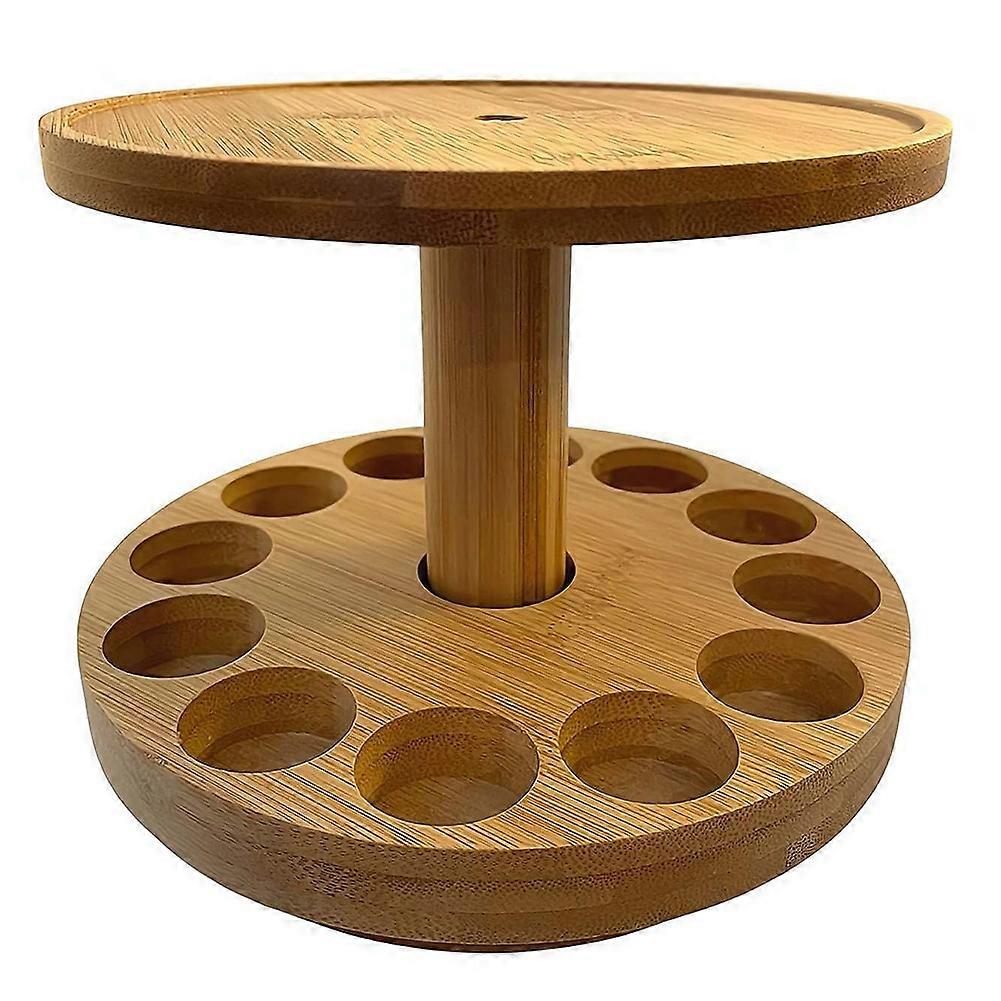 Essential Oil Diffuser Stand Round Stand Tray Double Layer