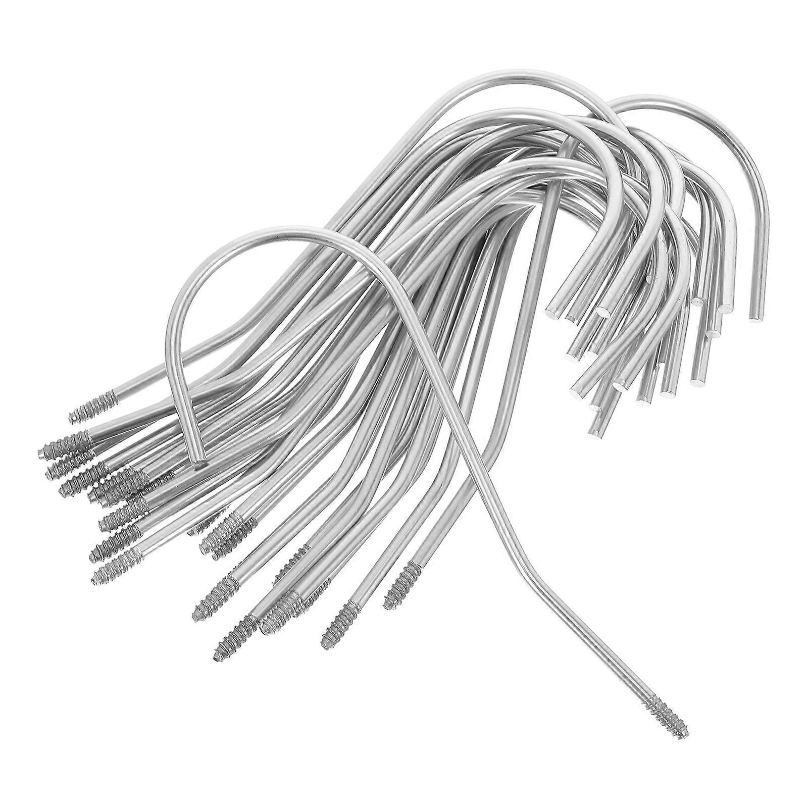 Multipurpose Round Hanger Hooks Iron Screw- Home Clothes 20Pcs
