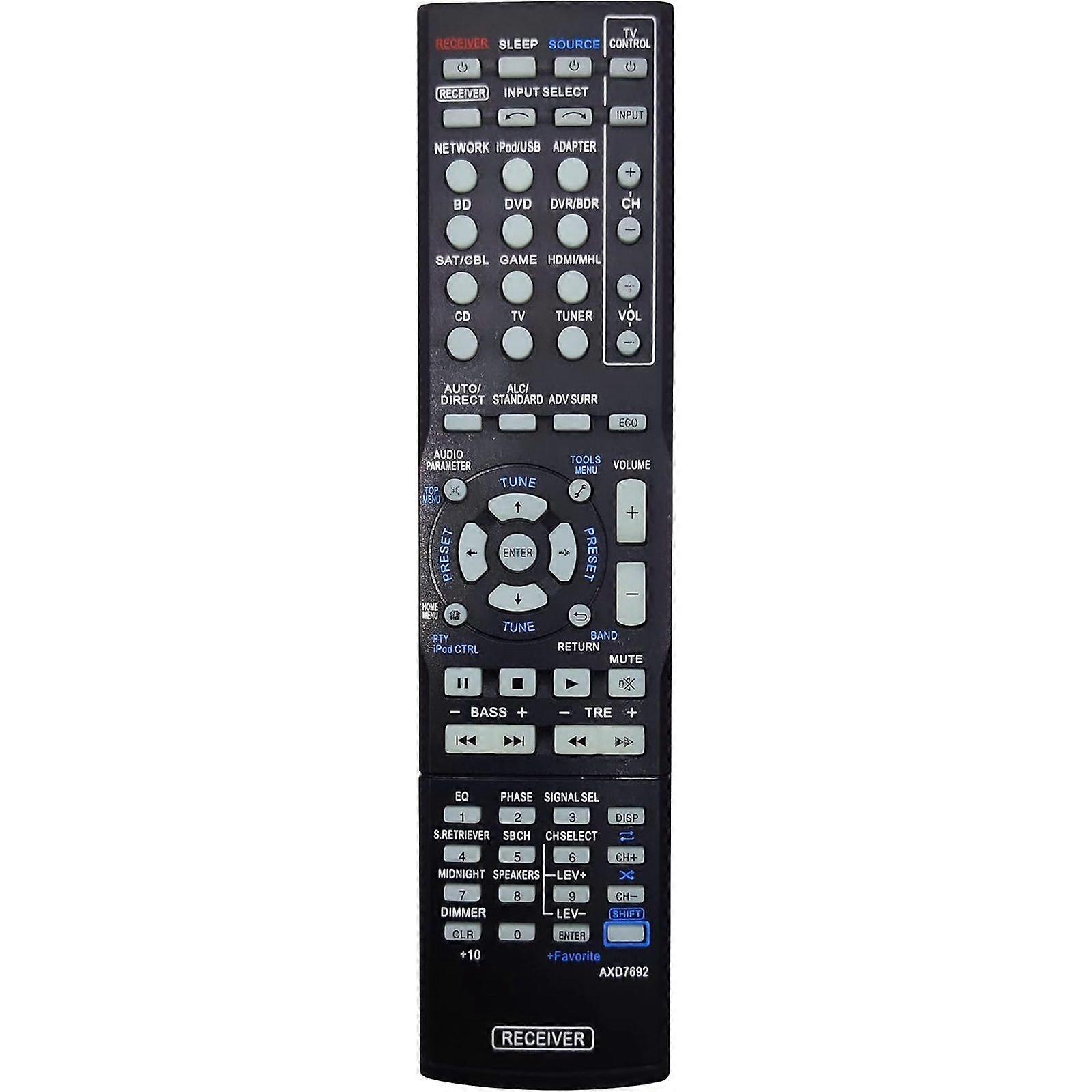 AXD7692 AV Receiver Remote Control for Pioneer VSX-1012 VSX-1023-K VSX-43 VSX-8231 VSX-823-K