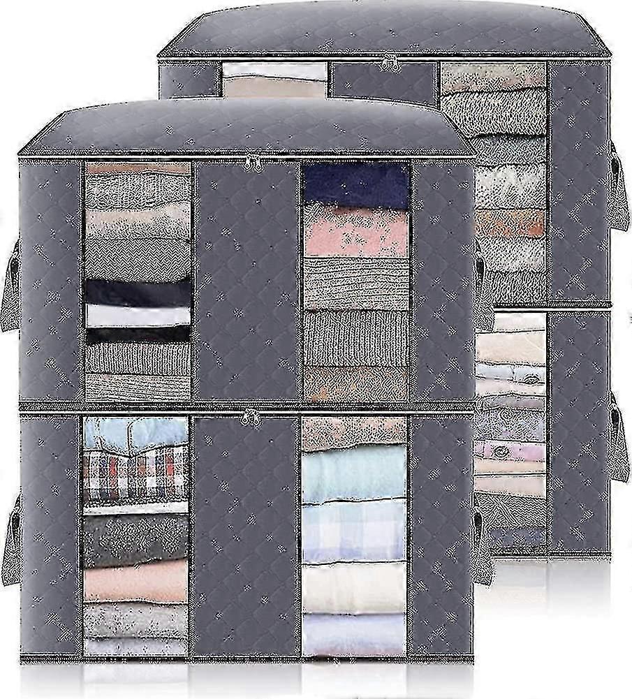 4pcs Lar Clothes Stora Bag With Comment, Stora Box Clothes AGOOD