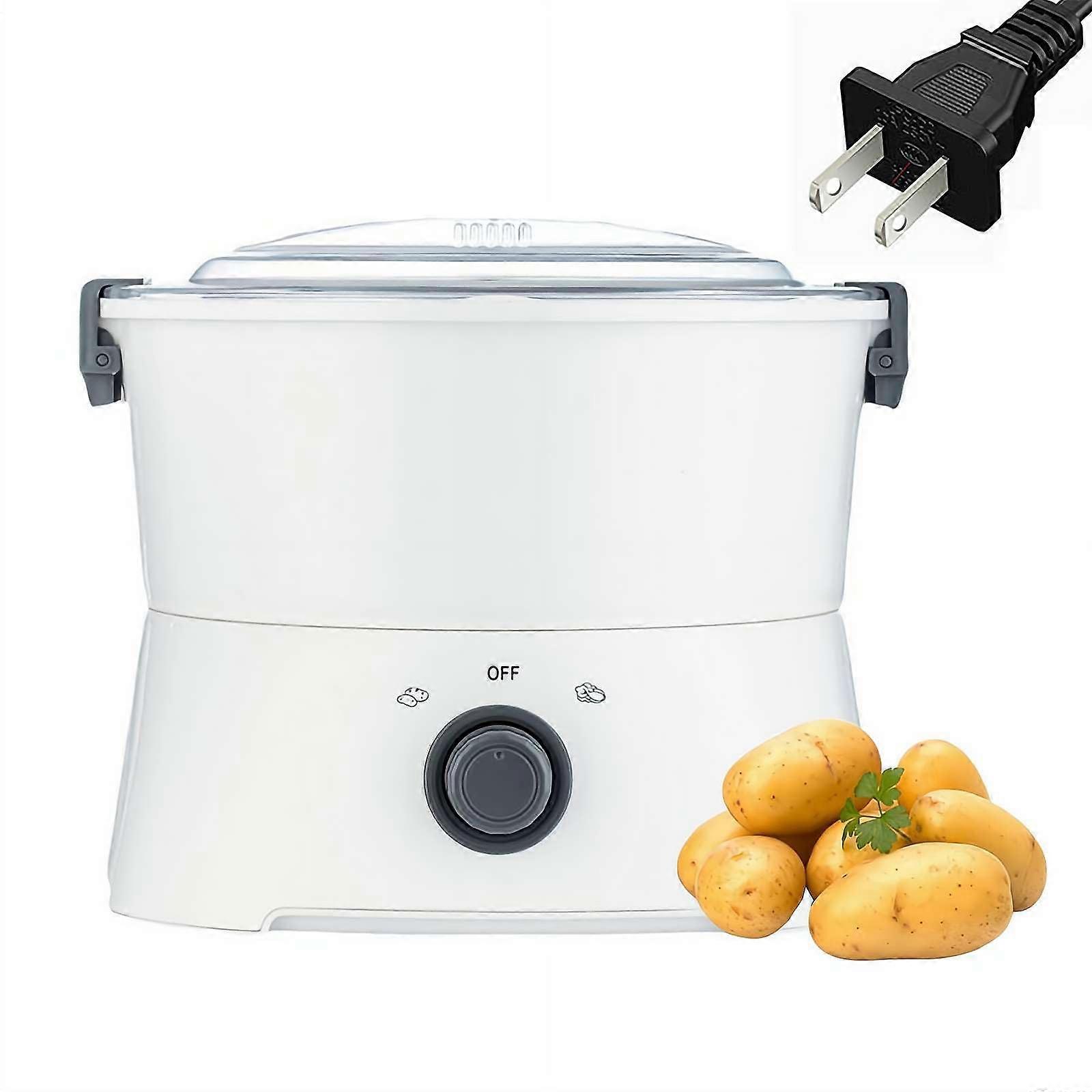 Electric Potato Peeler and Salad Spinner Combo with Dehydrator Function