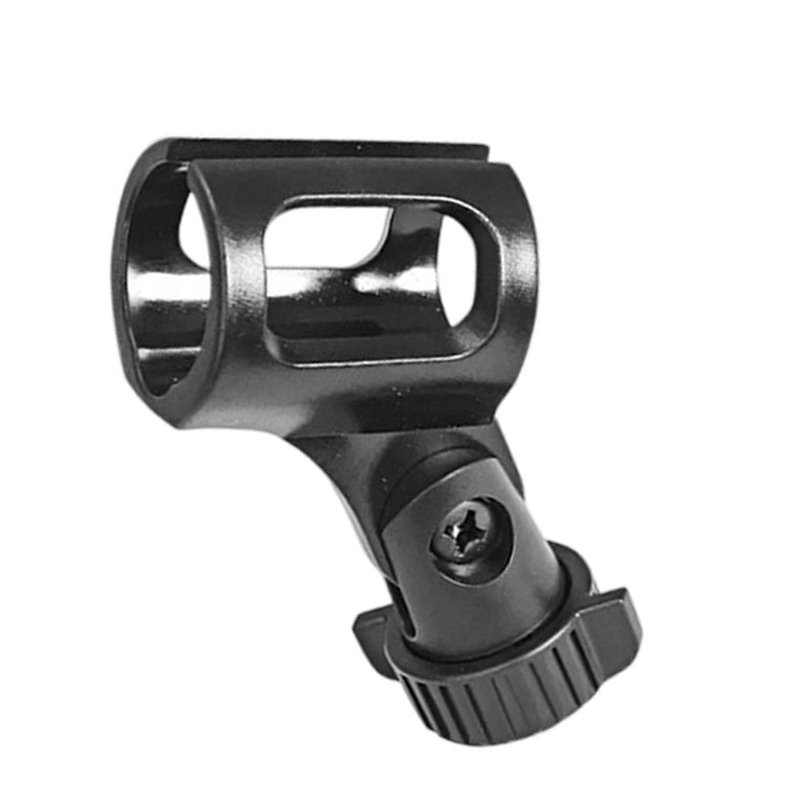 Versatile Microphone Clip Holder Design for Secure Fastening and Quick Release in Broadcast and Interviews Setting Multicolor