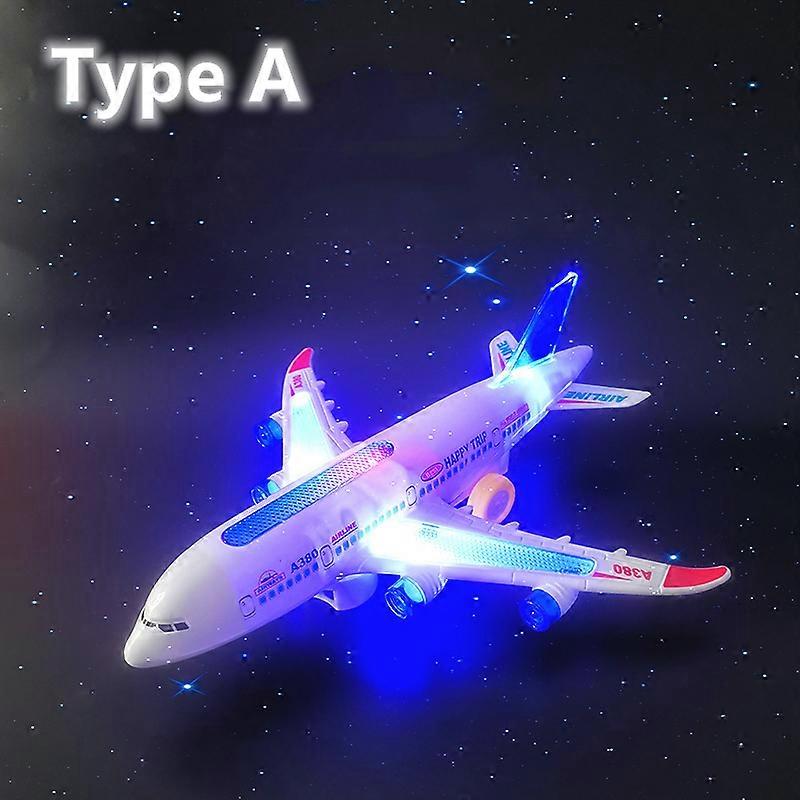 Jouet d'avion ��lectronique pour enfants, avec musique, pilote automatique, Rotation, Flash, avion sonore, r��servoir, h��licopt��re, jouet ��duc