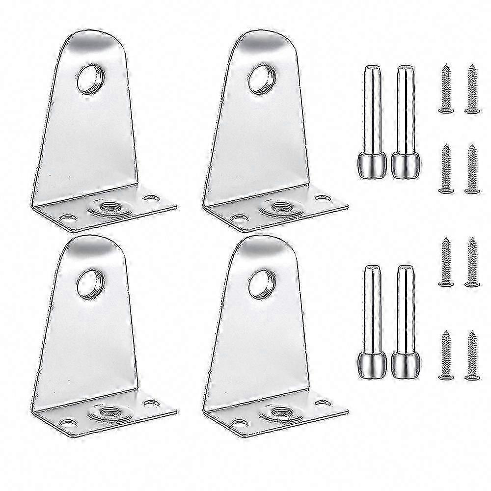Metal Hold Down Brackets & Pins, Blind Brackets Replacement for Horizontal Blinds