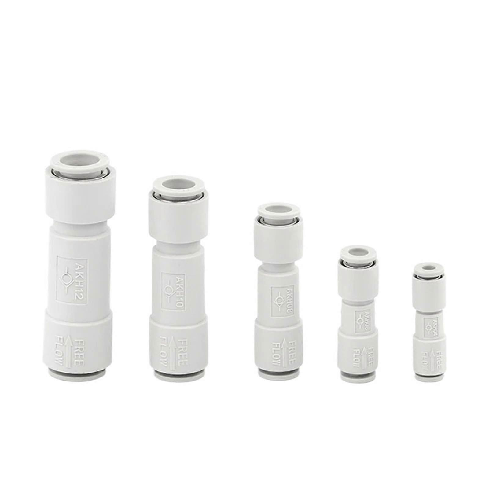 Pneumatic Check Valve Air Non  Fitting AKH8 8mm Leak Quick Install CorrosionResistant